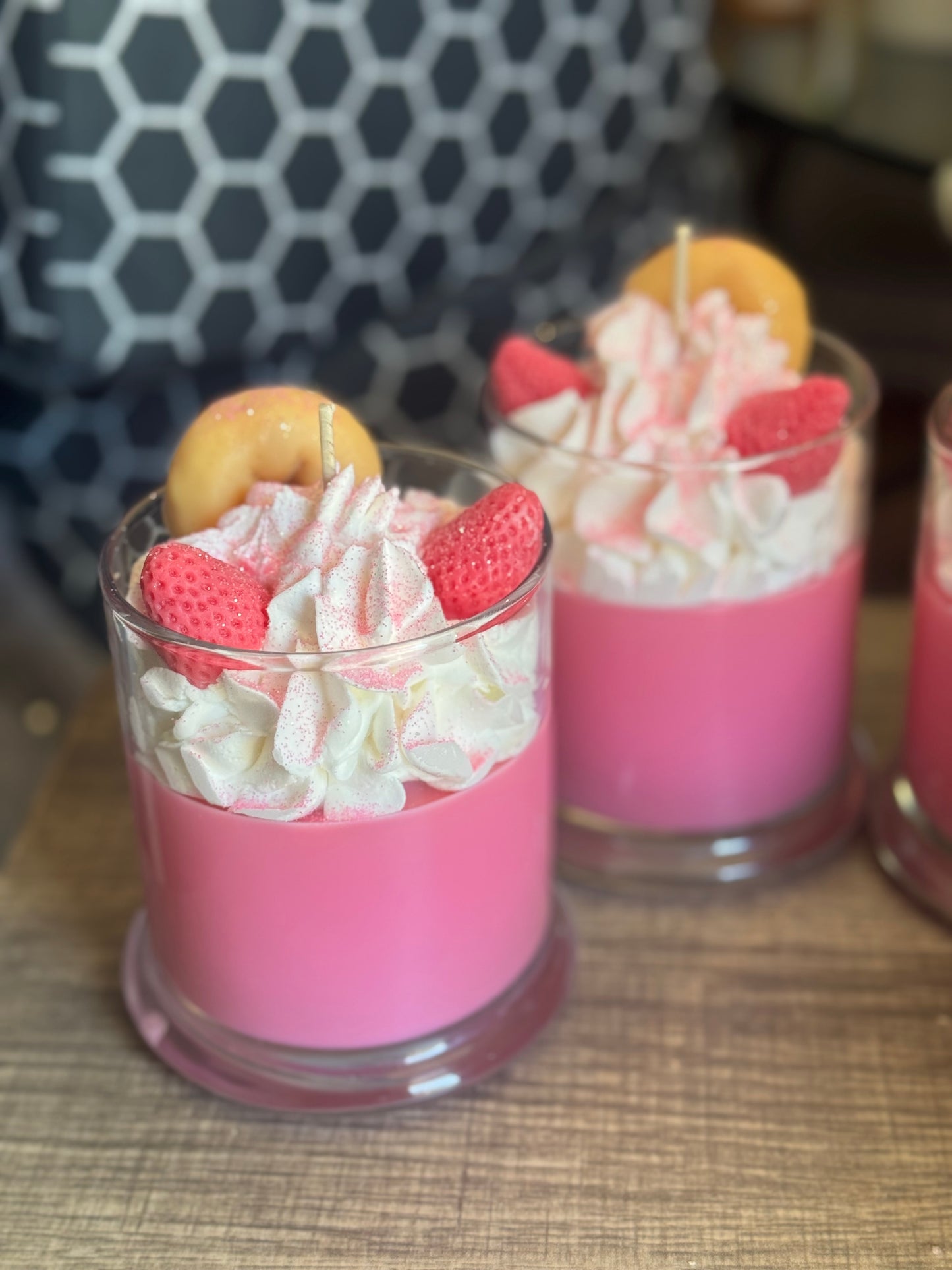 Pink Sugary Donut Scented Candle