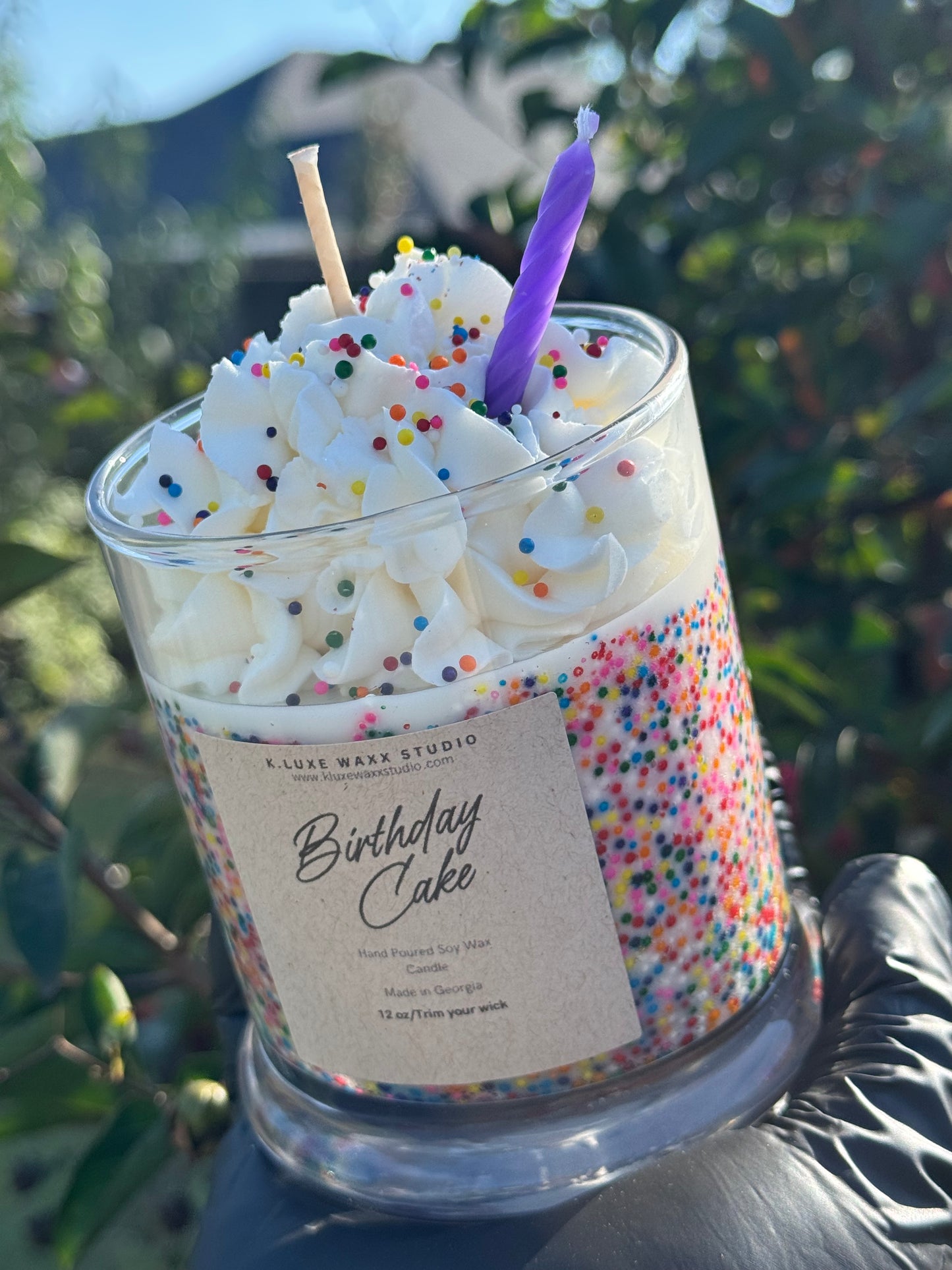 Birthday Cake Scented Candle
