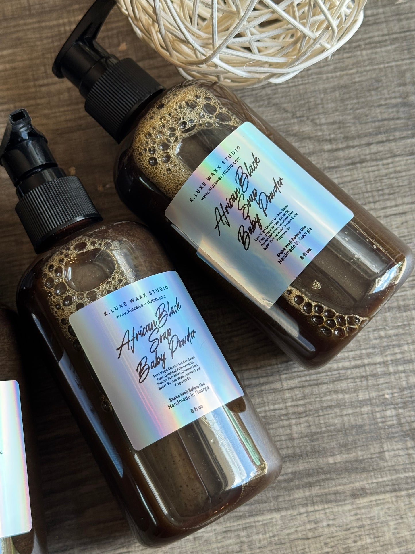 Liquid African Black Soap
