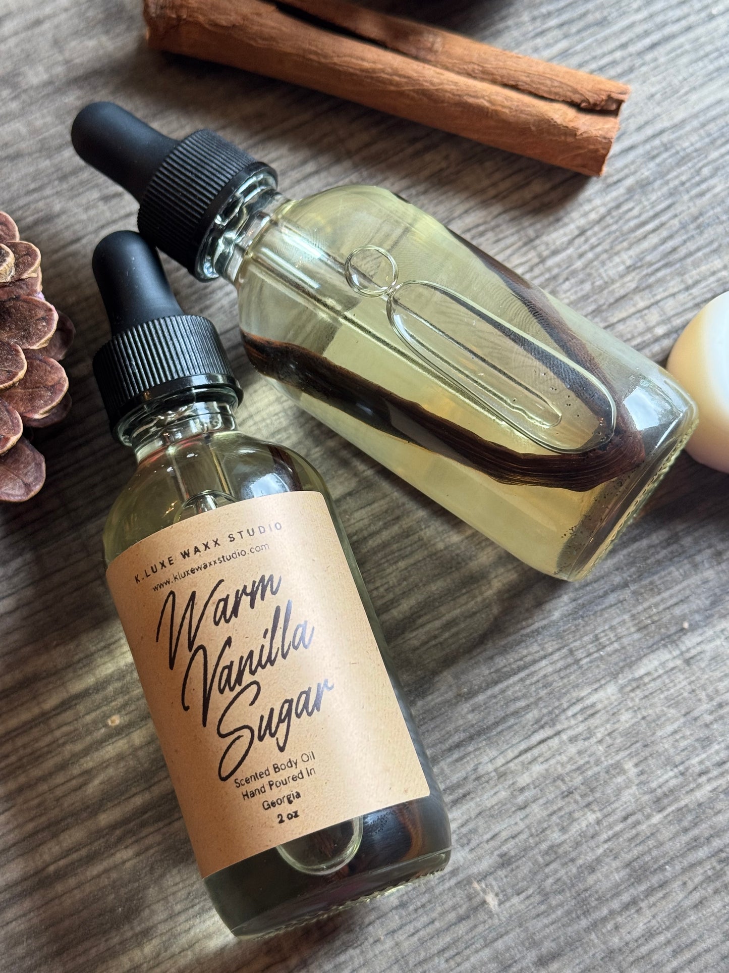 Warm Vanilla Sugar Scented Body Oil
