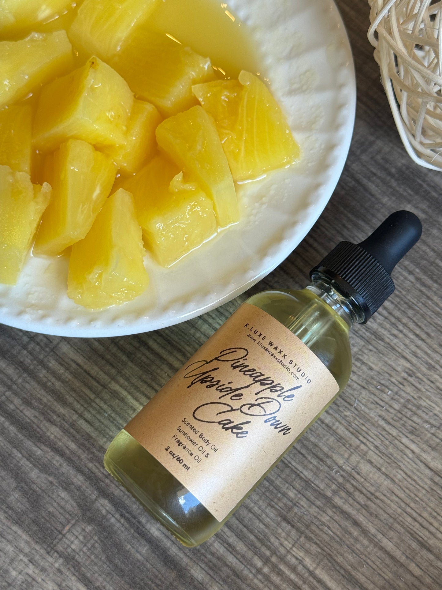 Pineapple Upside Down Cake Scented Body Oil