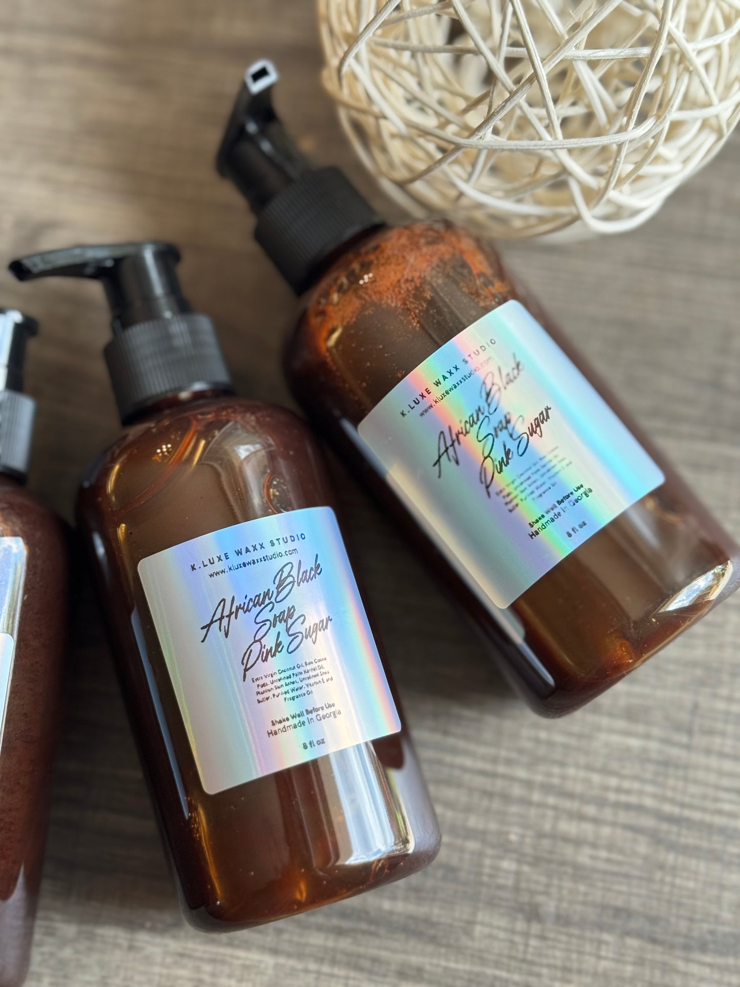 Liquid African Black Soap
