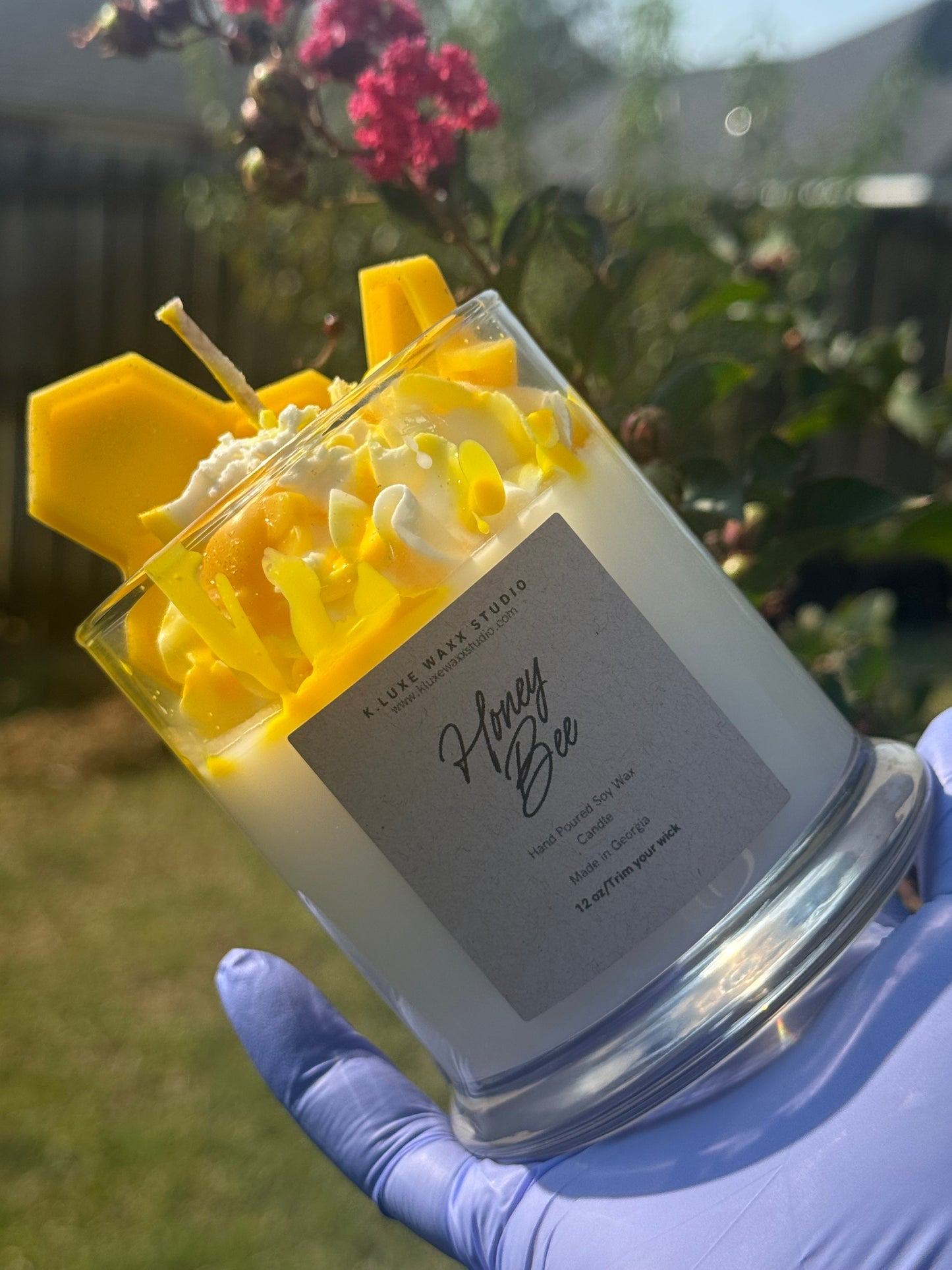 Honey Bee Scented Candle