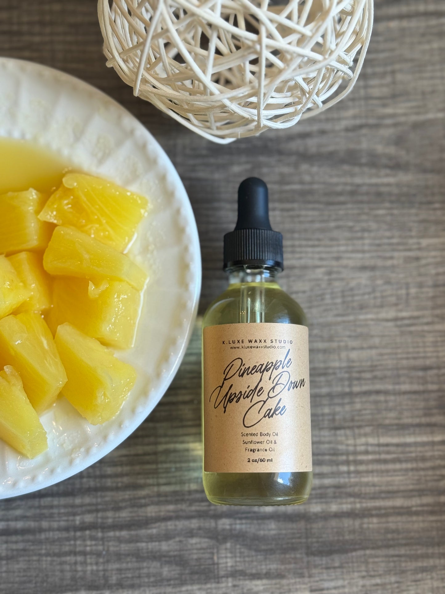 Pineapple Upside Down Cake Scented Body Oil