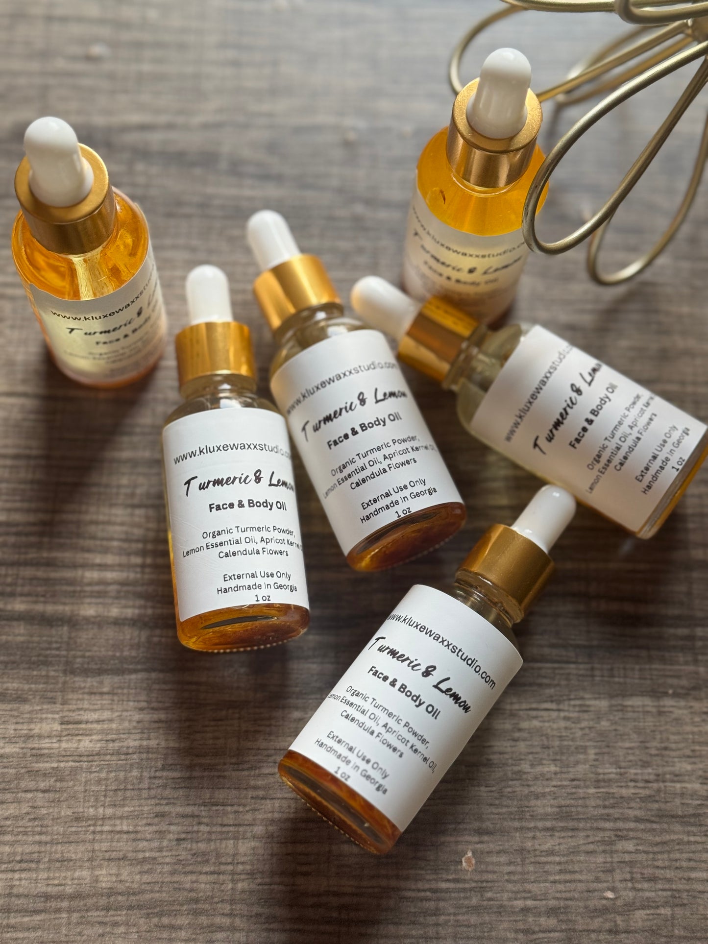 Turmeric & Lemon Facial & Body Oil