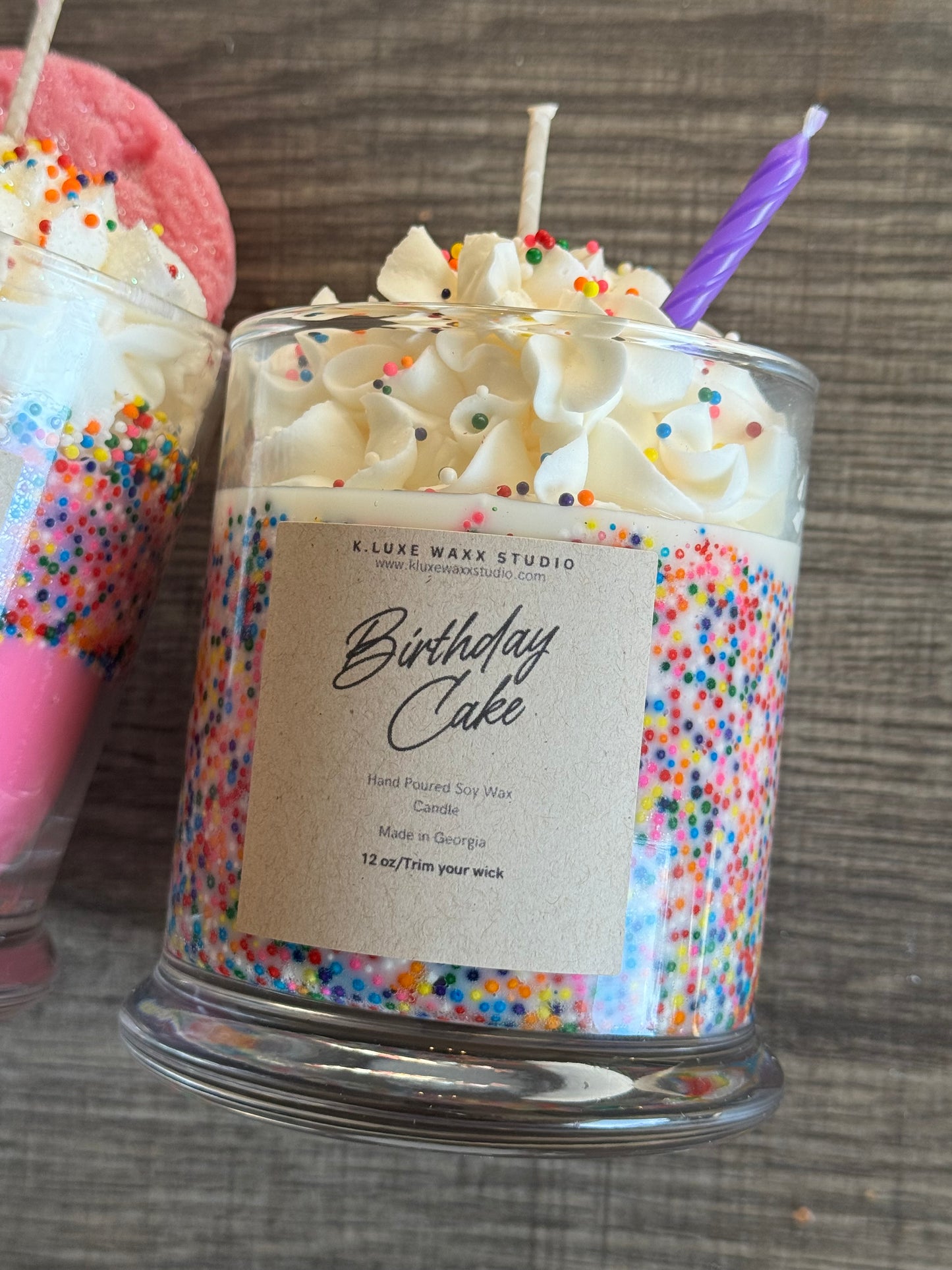 Birthday Cake Scented Candle