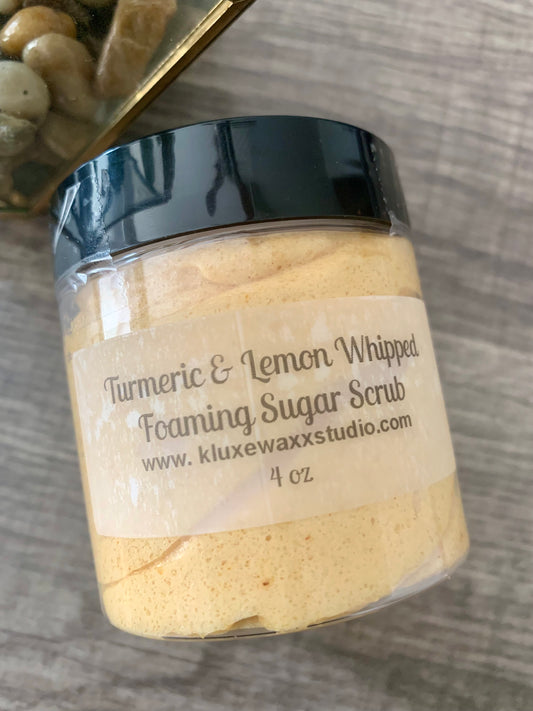 Turmeric & Lemon Whipped Foaming Sugar Scrub