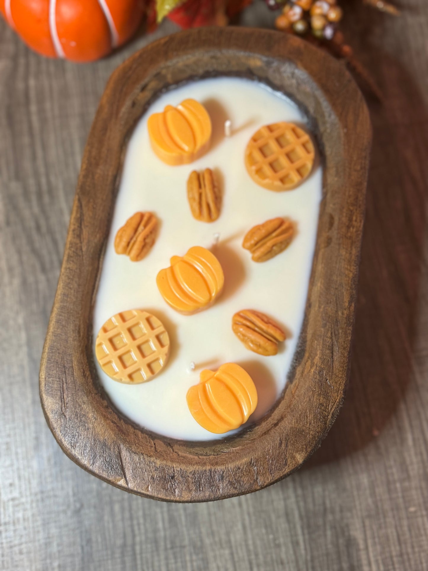 Pumpkin Pecan Waffle Dough Bowl Candle