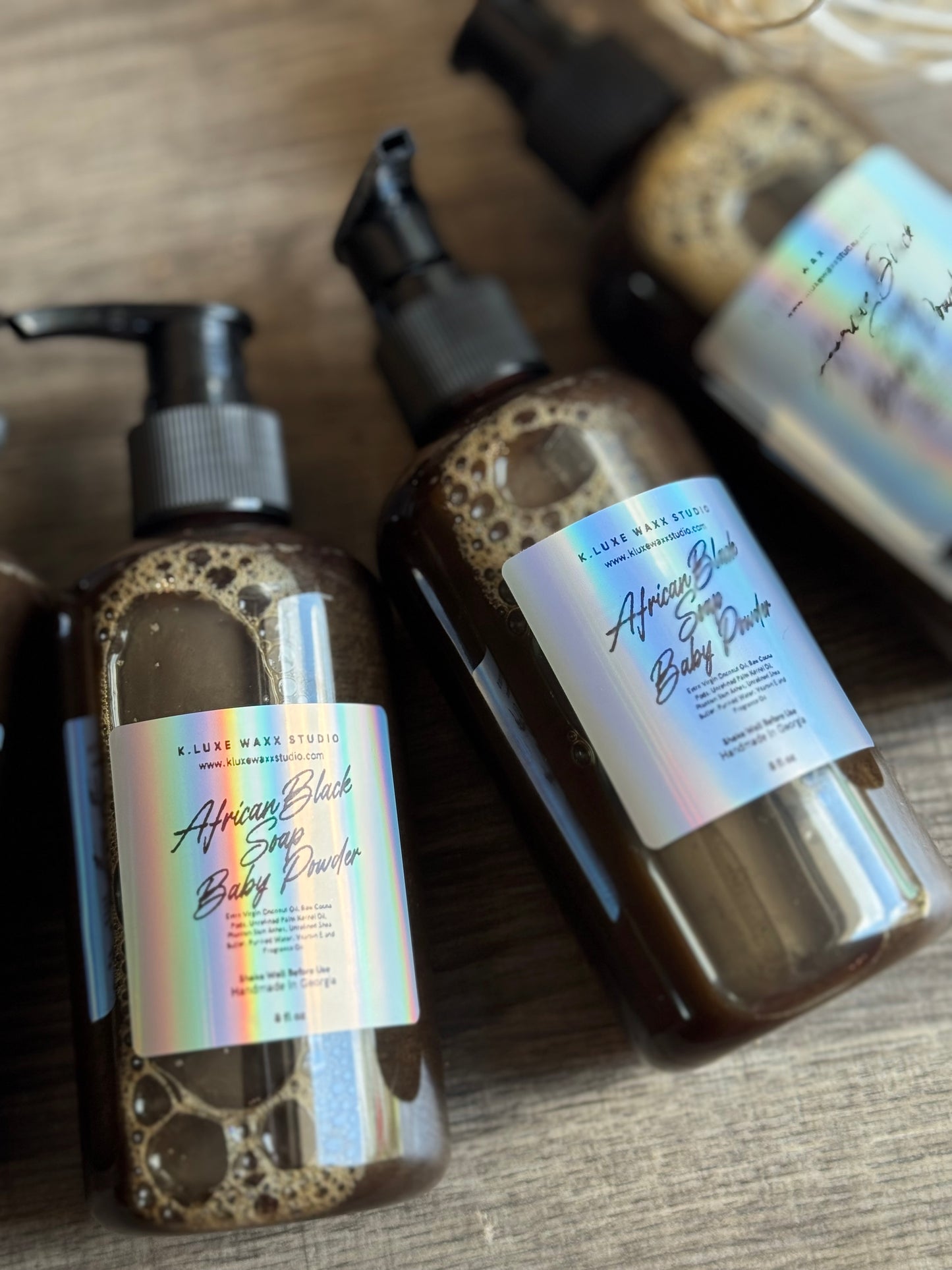 Liquid African Black Soap