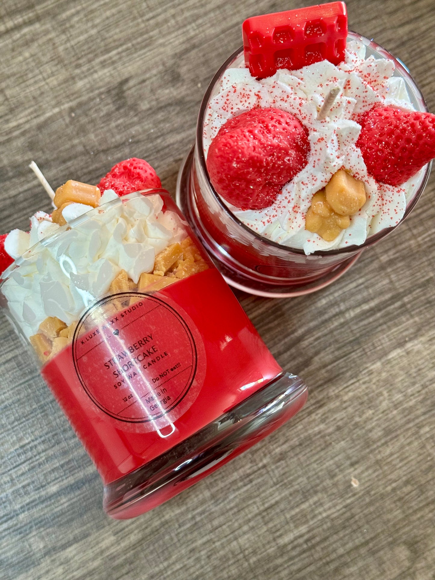 Strawberry Shortcake Scented Candle