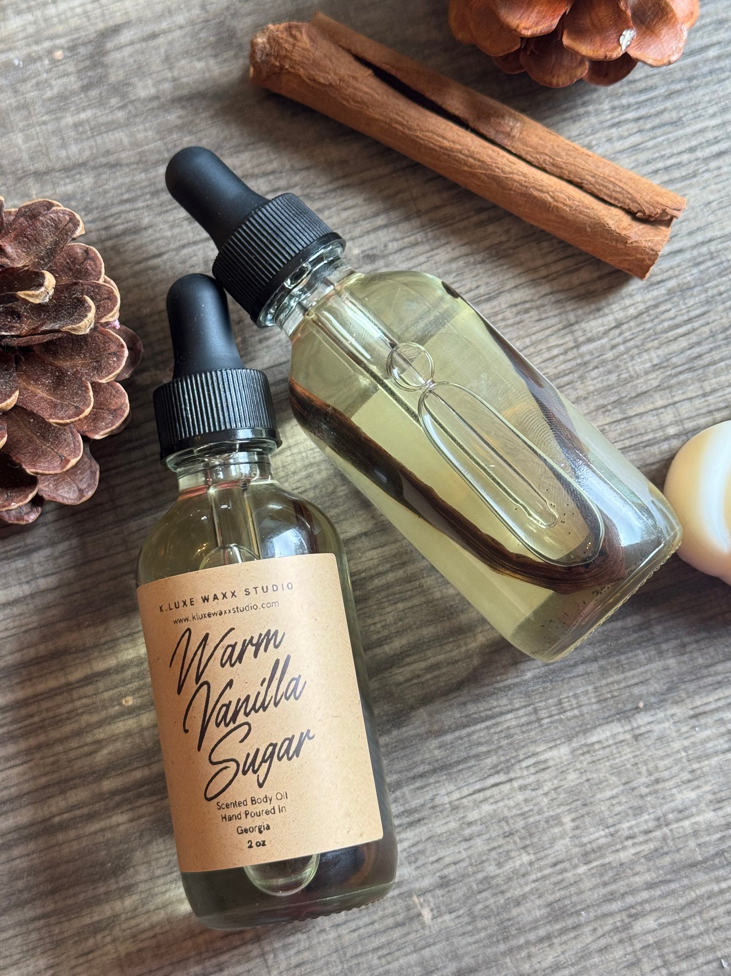 Warm Vanilla Sugar Scented Body Oil