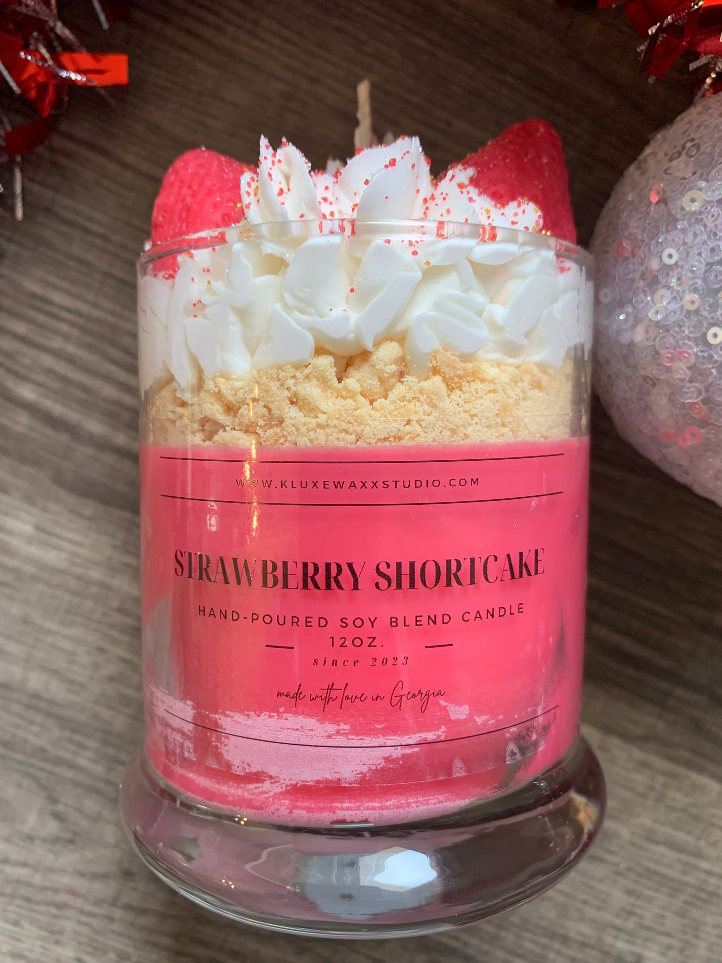 Strawberry Shortcake Scented Candle