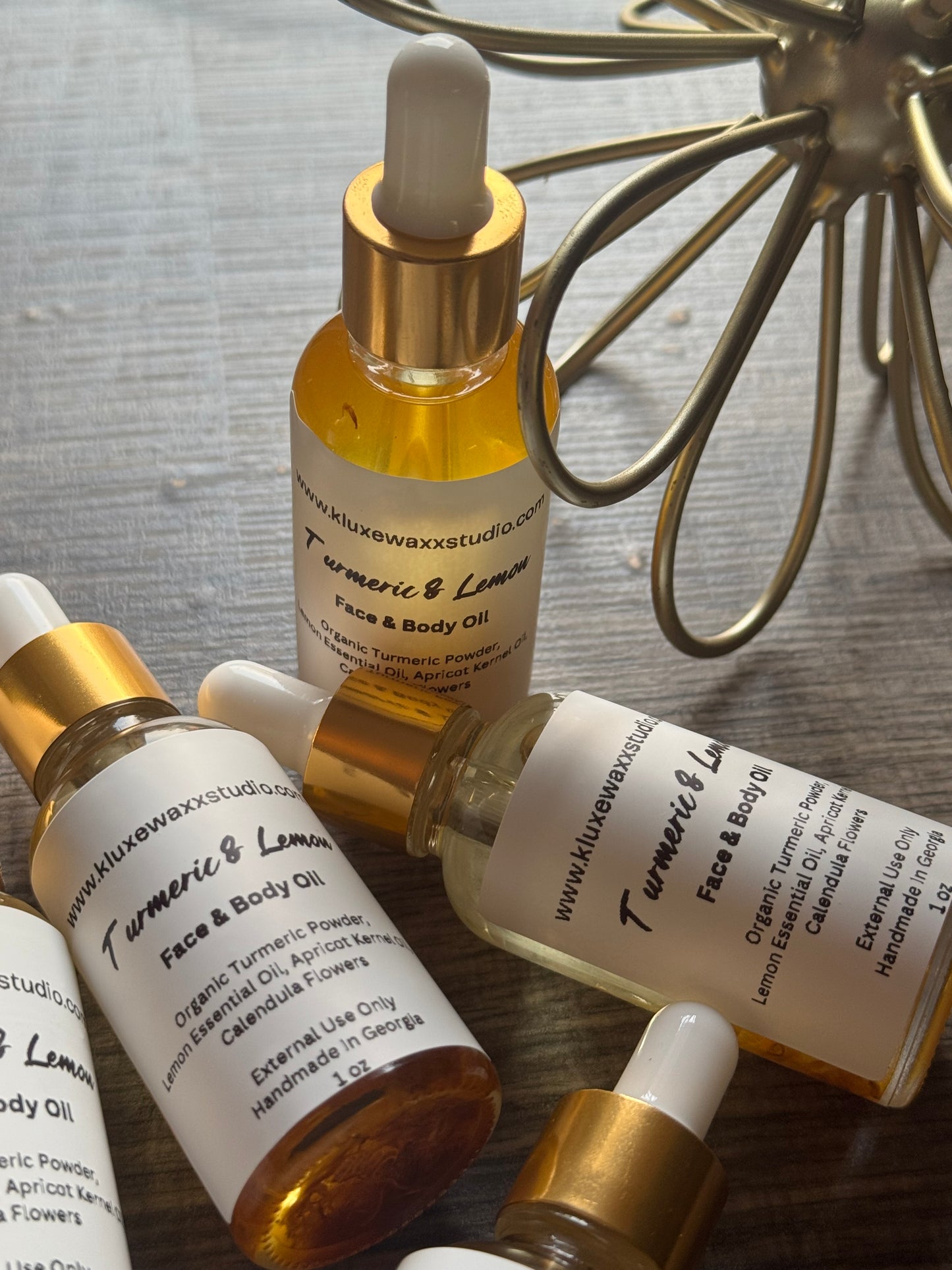 Turmeric & Lemon Facial & Body Oil