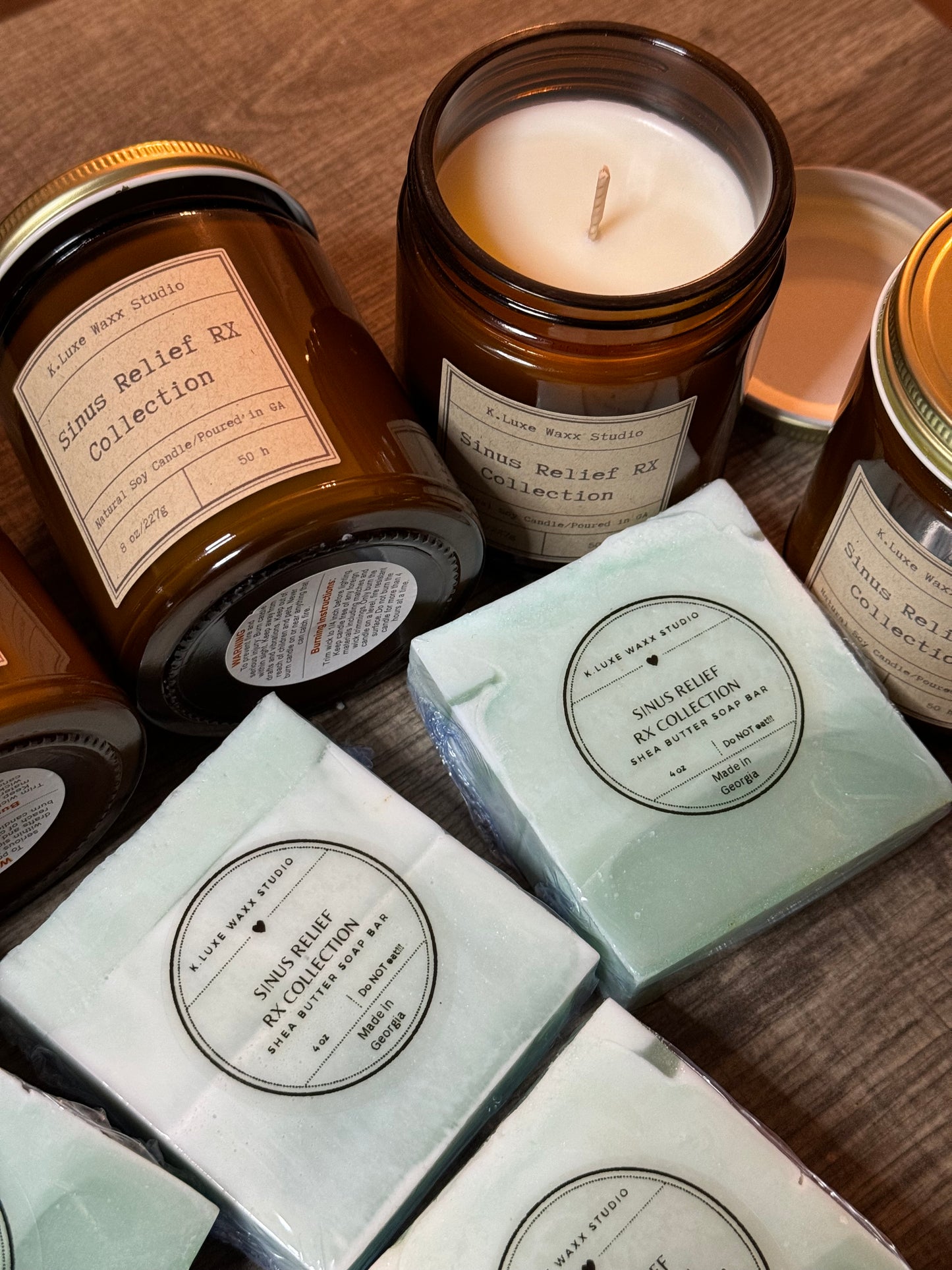 Sinus Relief Jar Candle-8 oz