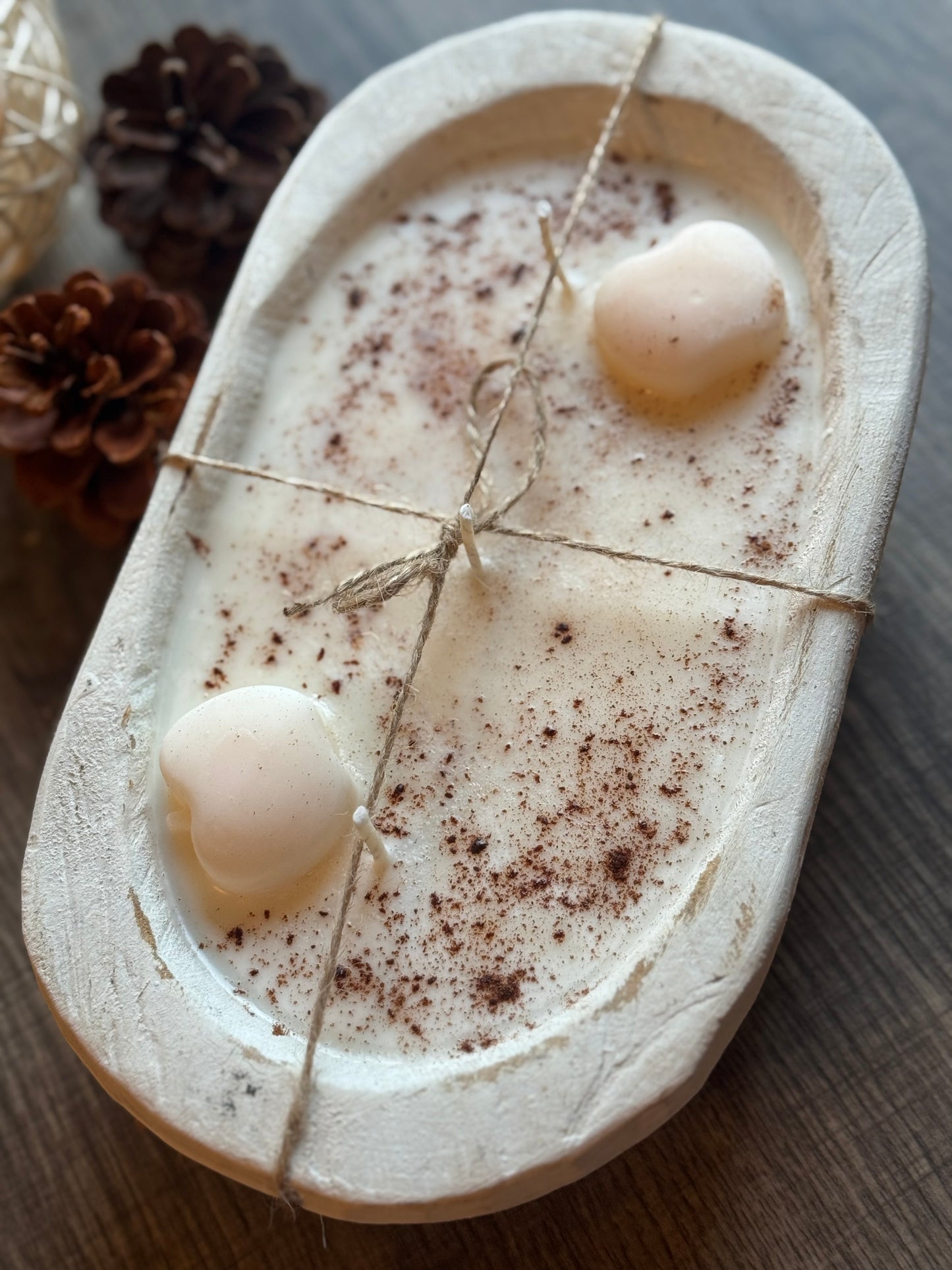Hot Apple Pie Dough Bowl Candle