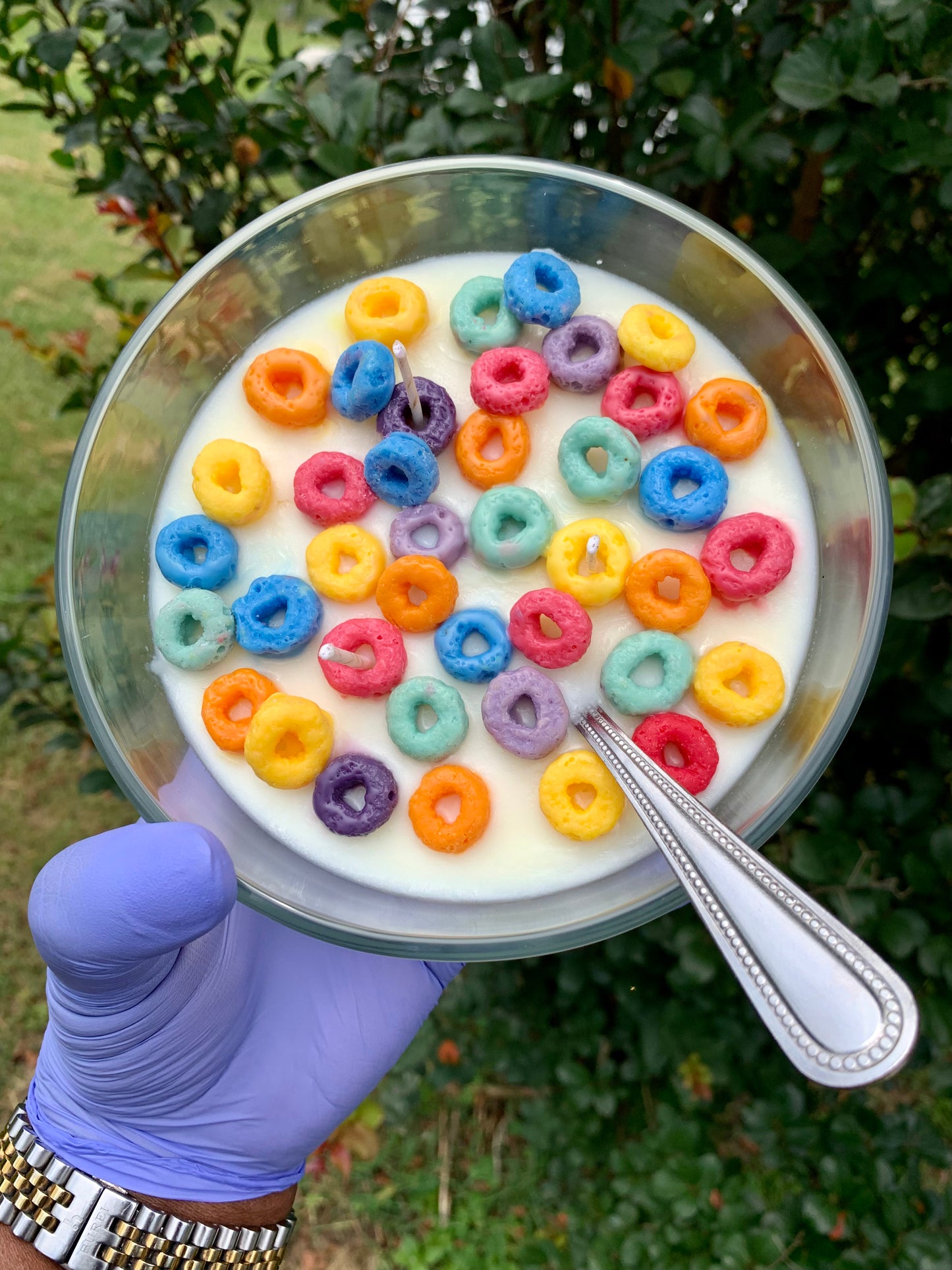 (Large)Fruity Loop Candle Bowl