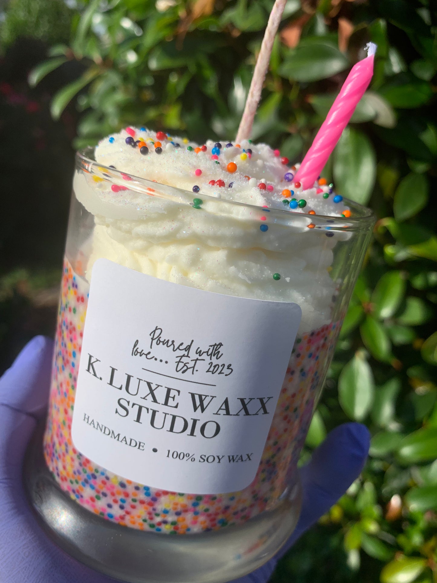 Birthday Cake Scented Candle