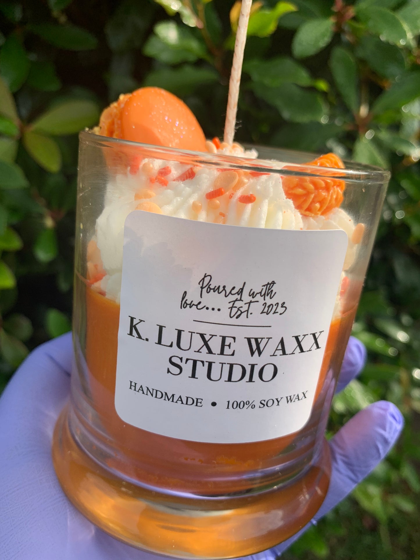 Sweet Mandarin Macaron Scented Candle