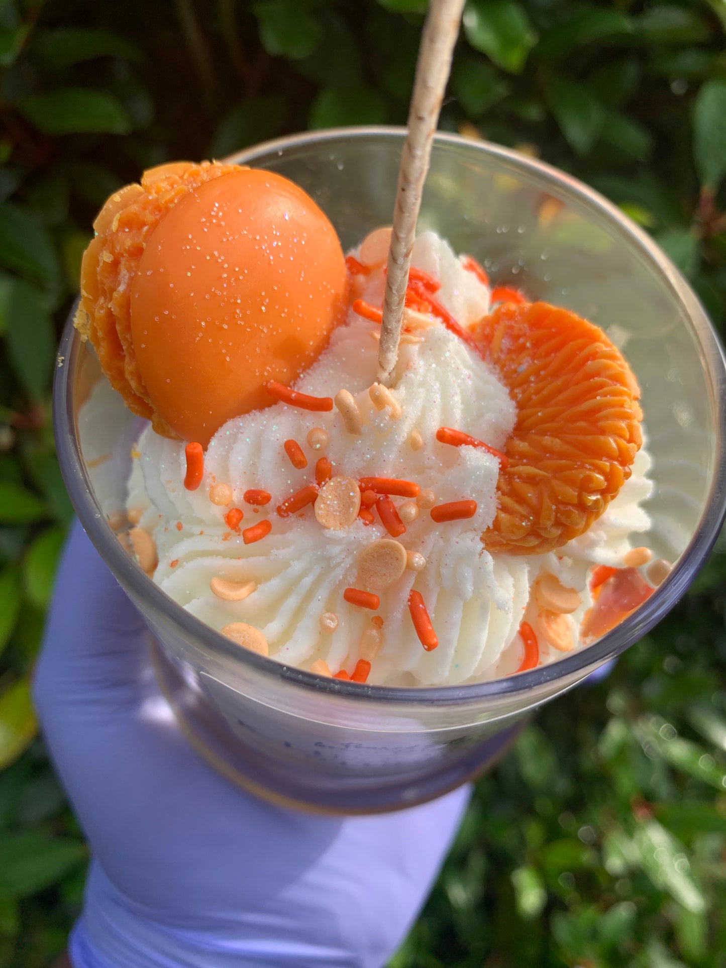 Sweet Mandarin Macaron Scented Candle