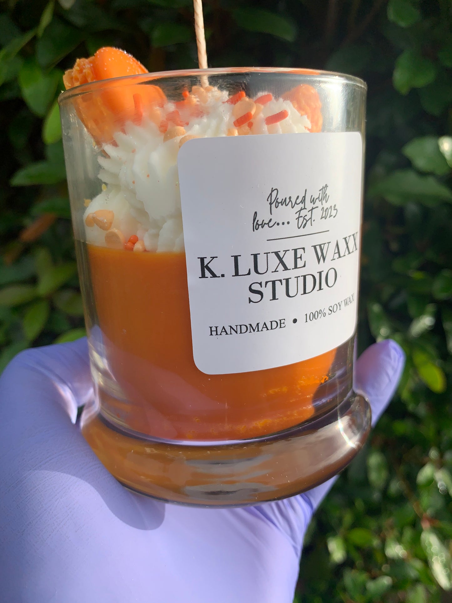 Sweet Mandarin Macaron Scented Candle