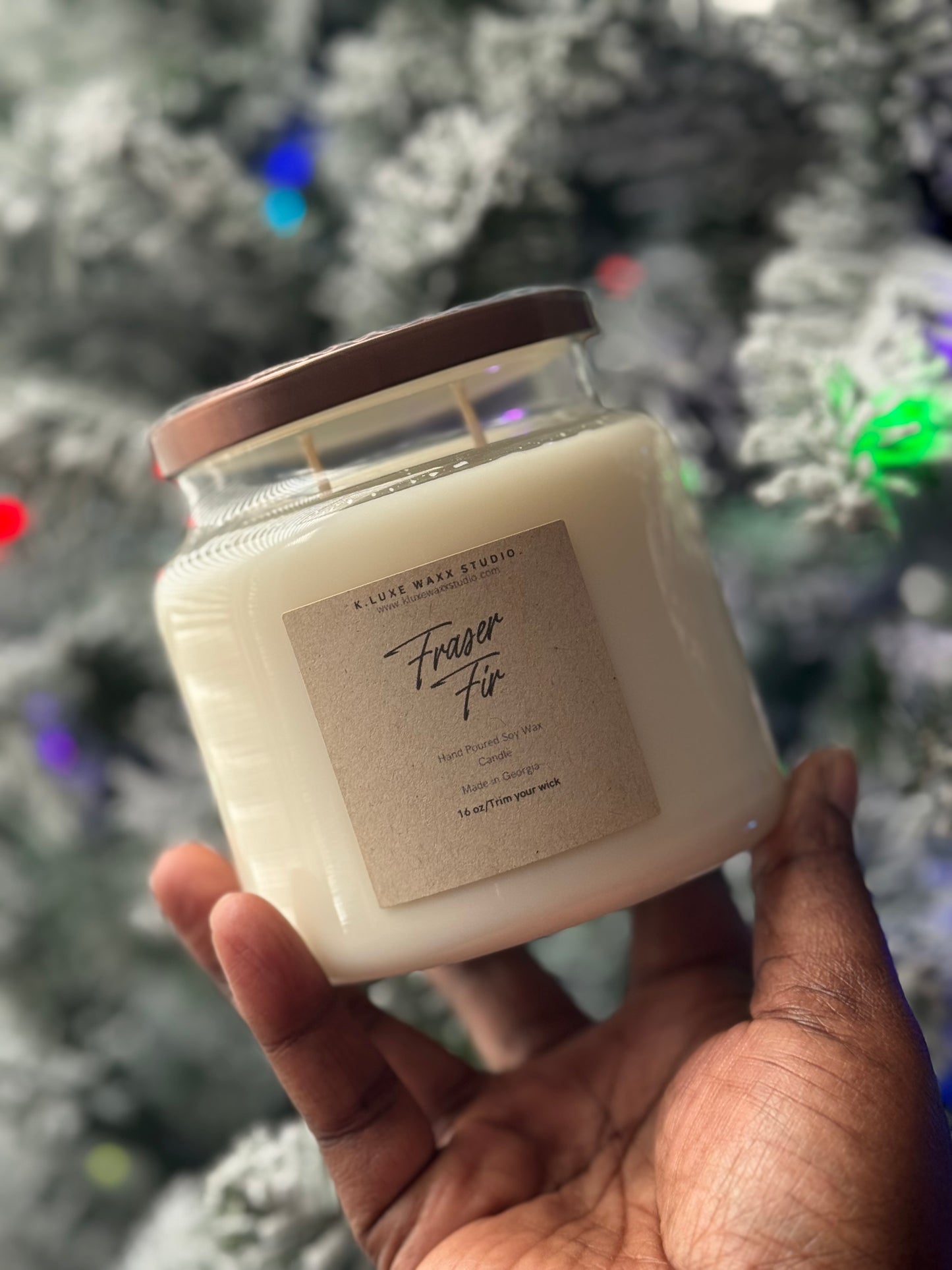 Holiday Collection Apothecary Jar Candle-16 oz