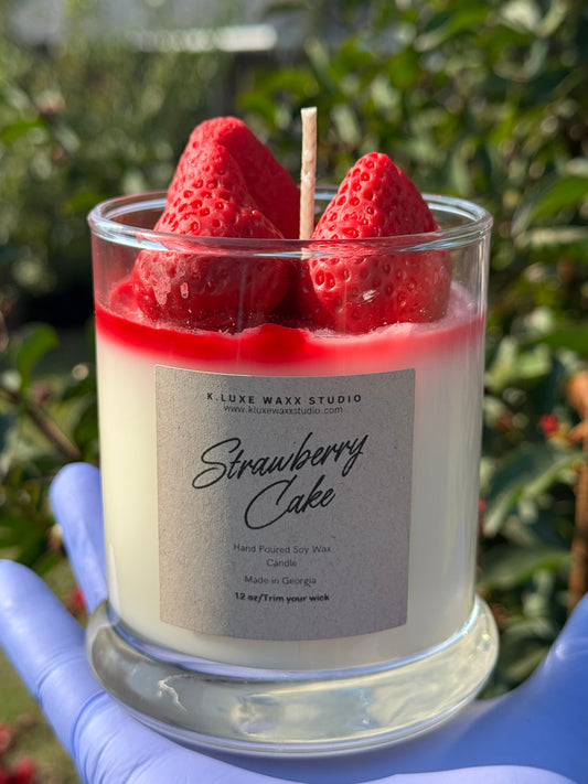 Strawberry Cake Scented Candle