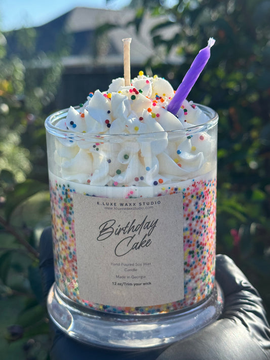 Birthday Cake Scented Candle