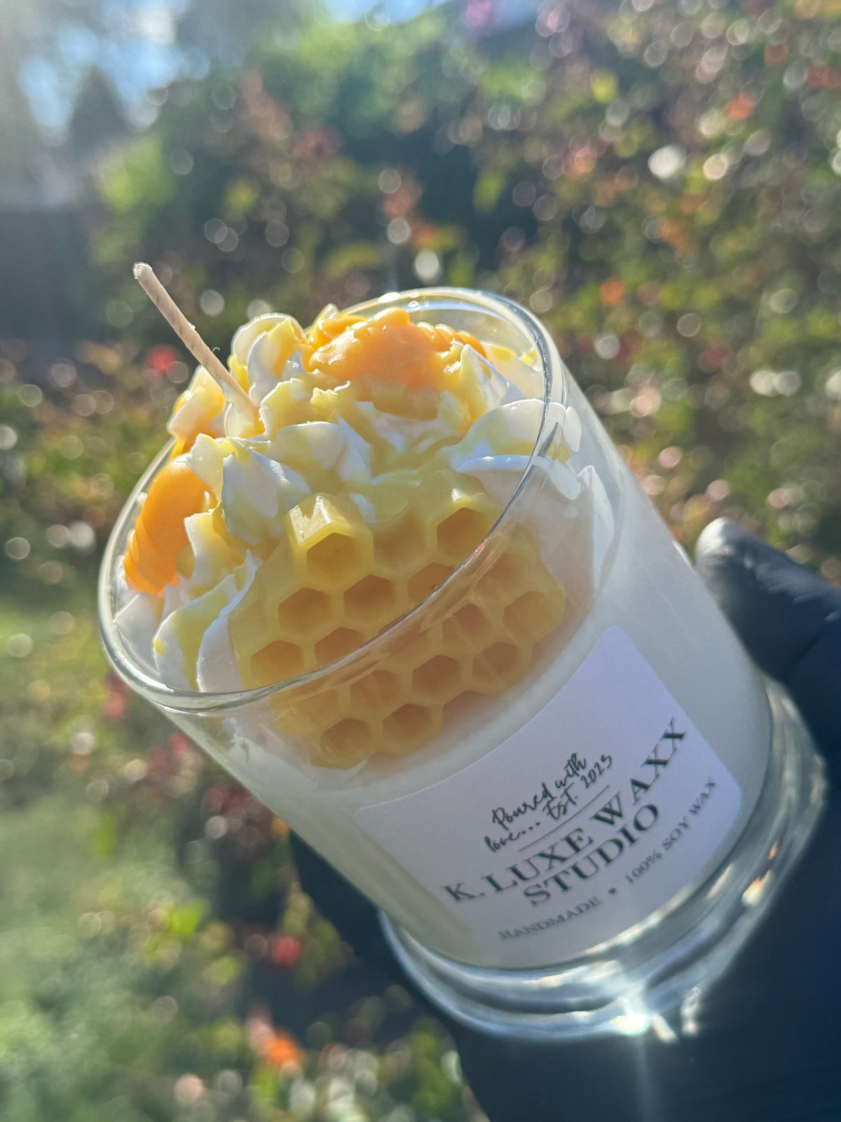 Honey Bee Scented Candle Version 2