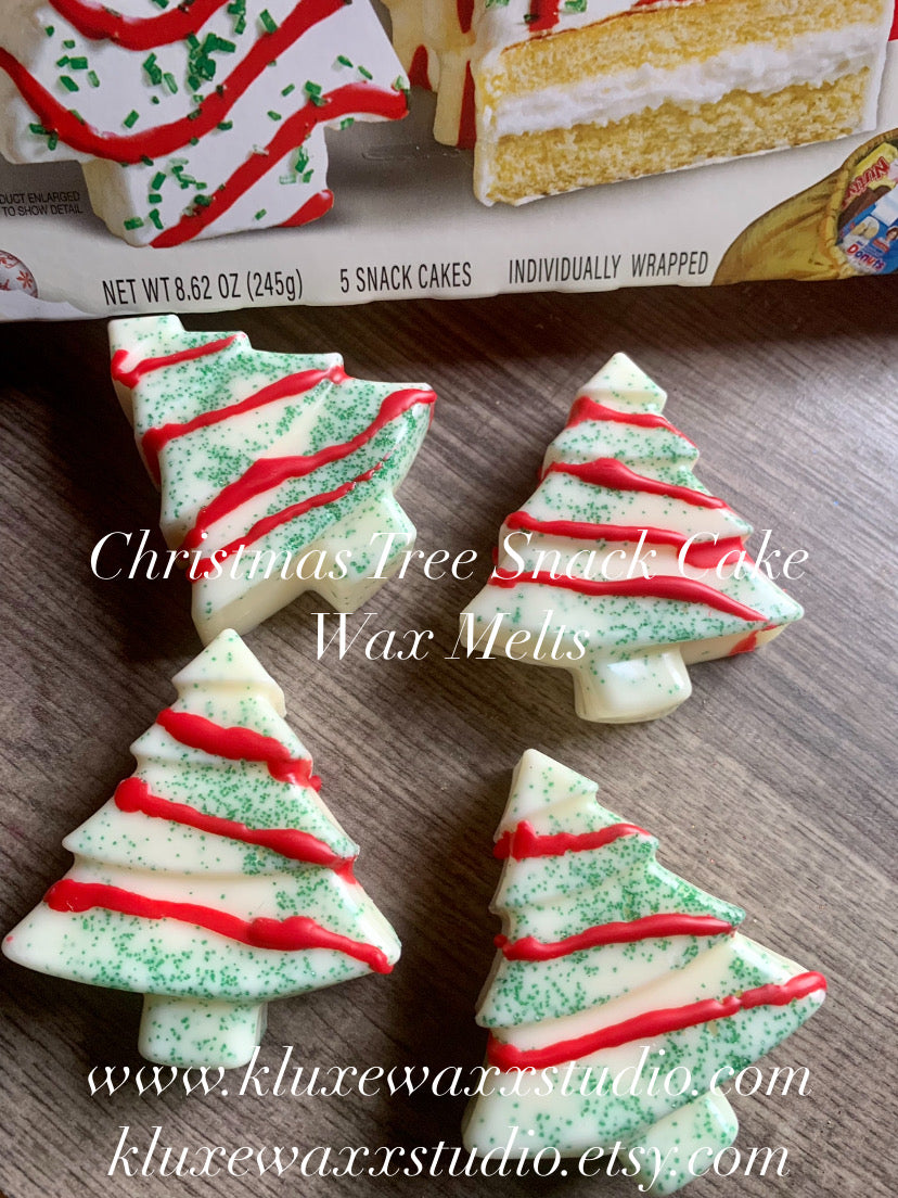 Christmas Tree Snack Cake Wax Melts