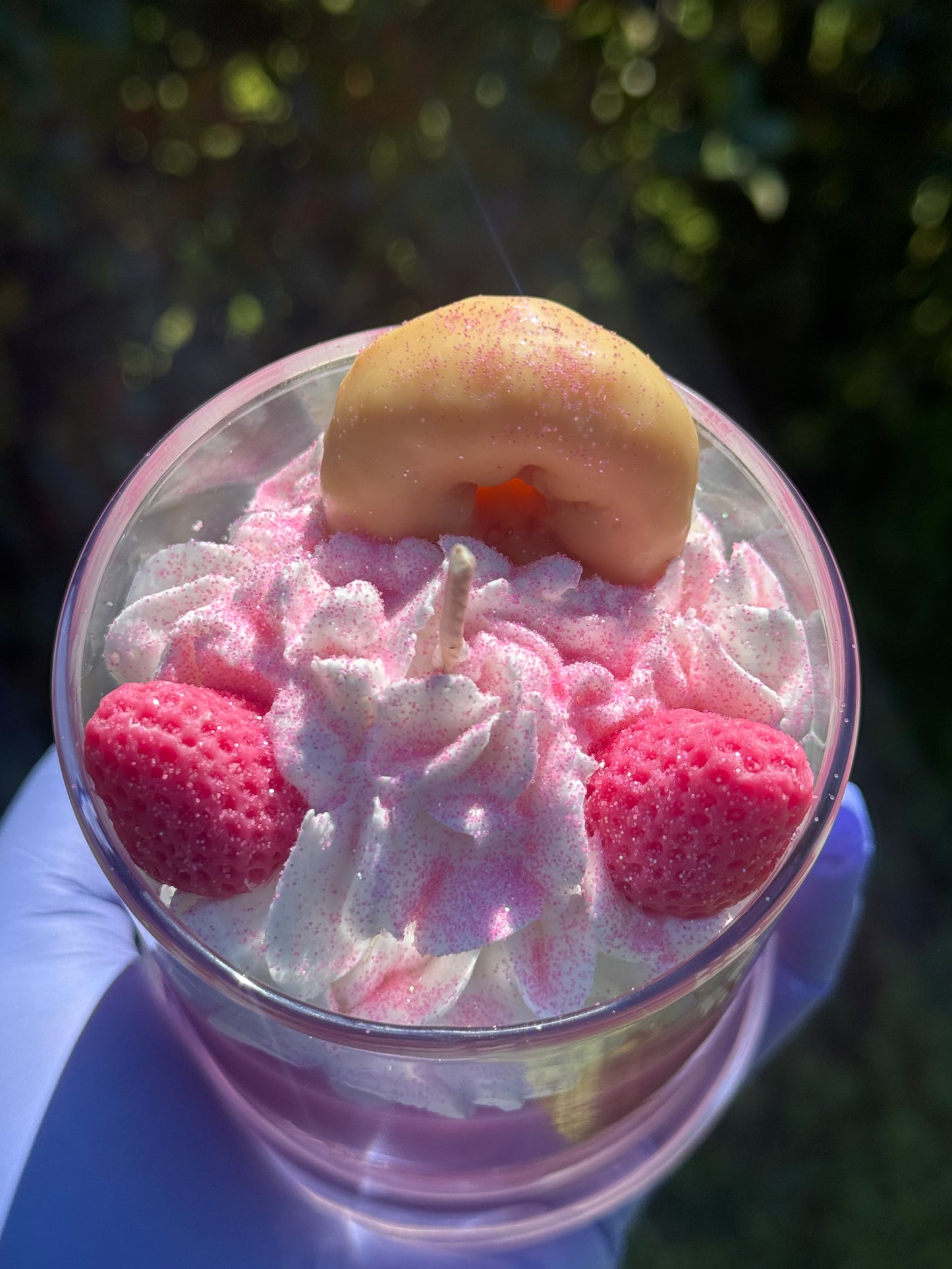 Pink Sugary Donut Scented Candle