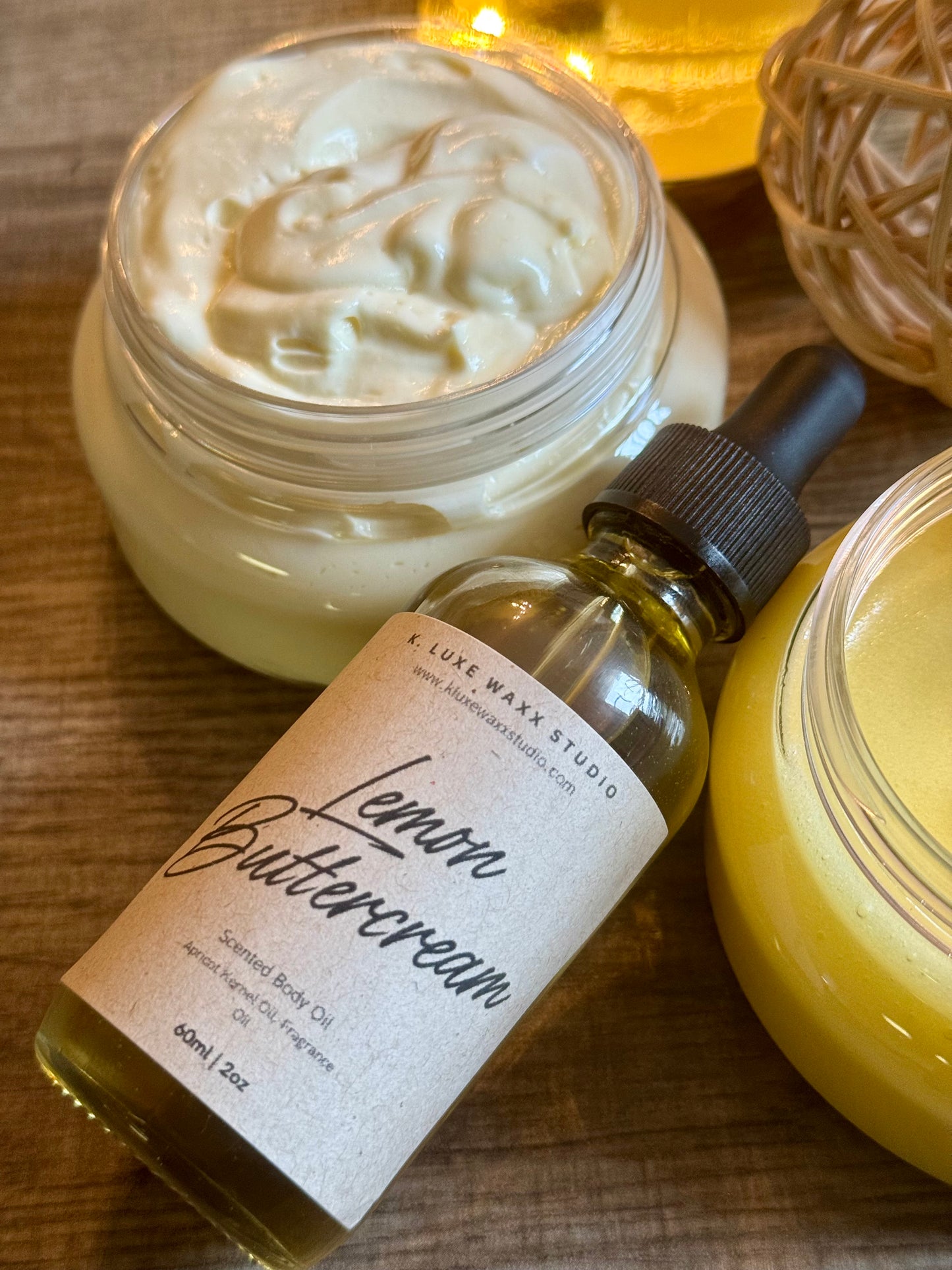 Lemon Buttercream Scented Body Oil