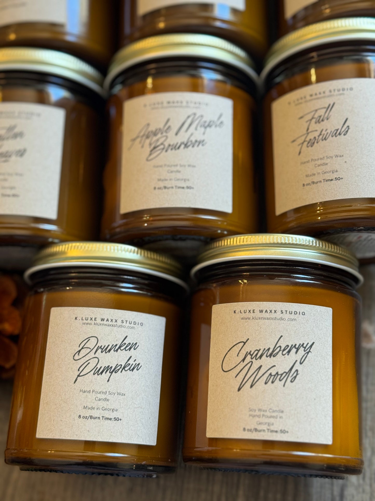 Fall Seasonal 8 oz Jar Candle