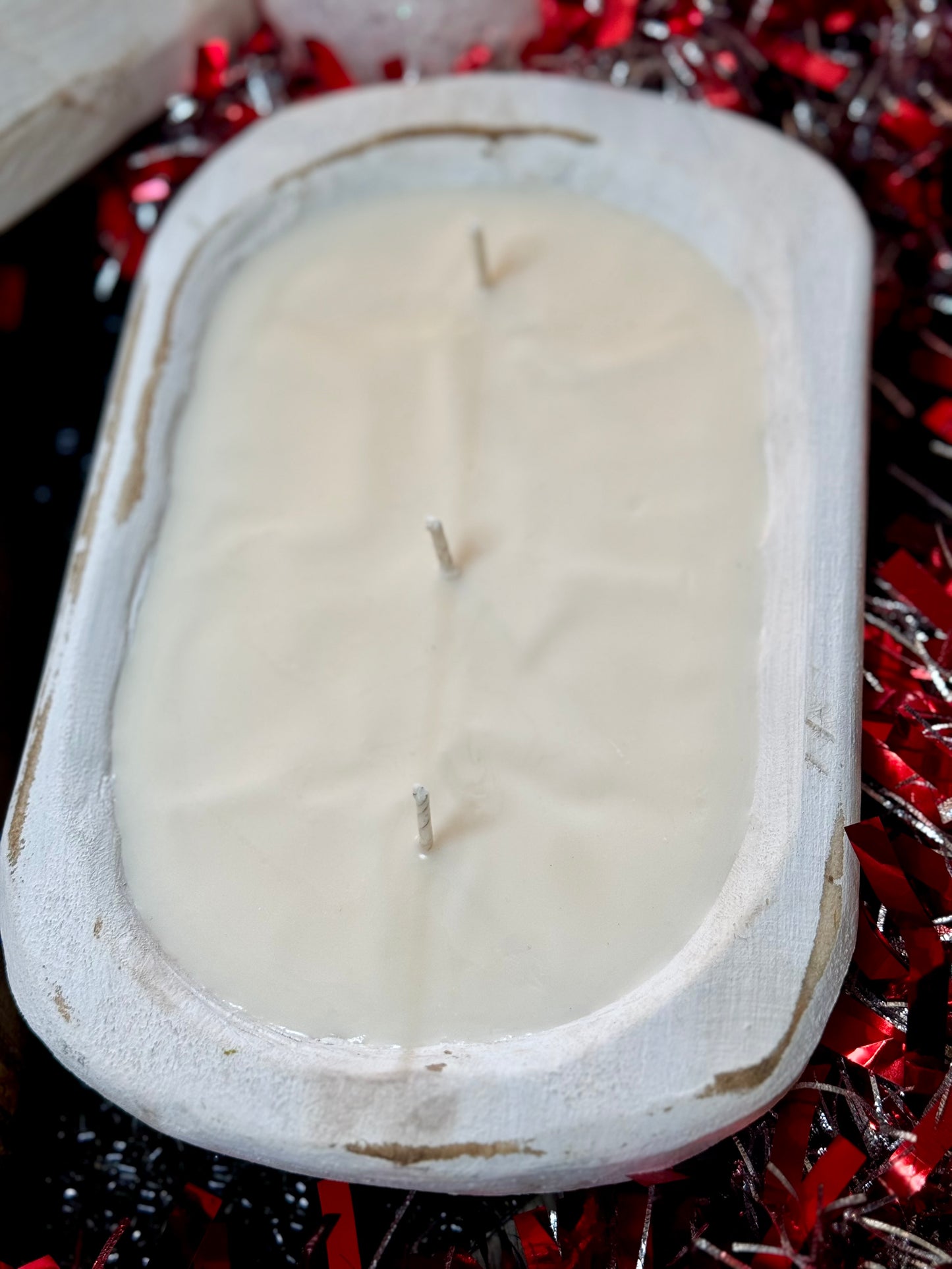 Winter Scented Dough Bowl Candle