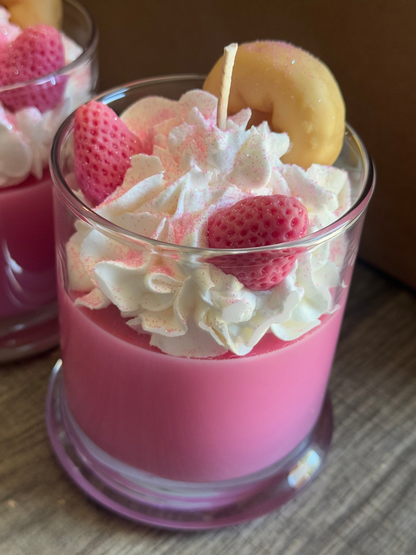 Pink Sugary Donut Scented Candle