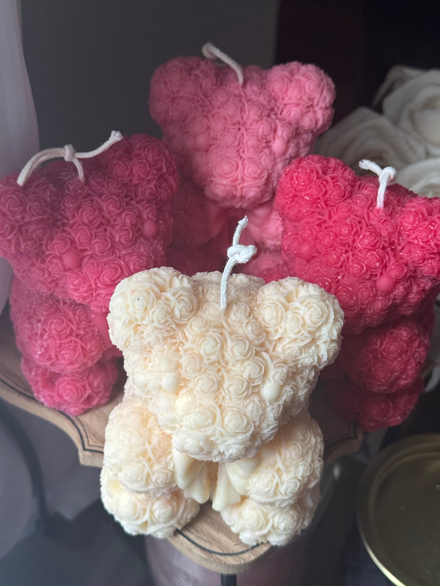 Rose Teddy Bear Collection-Assorted Scents-10 oz