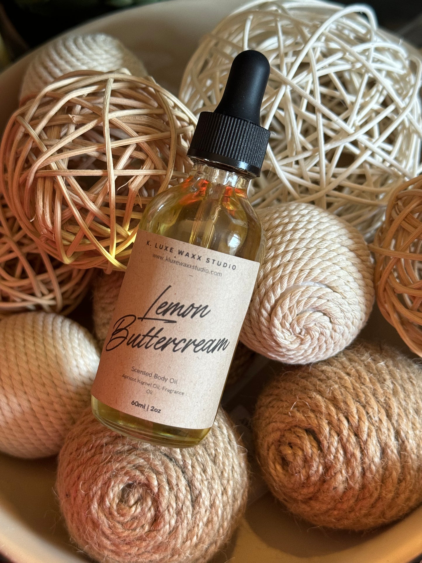 Lemon Buttercream Scented Body Oil