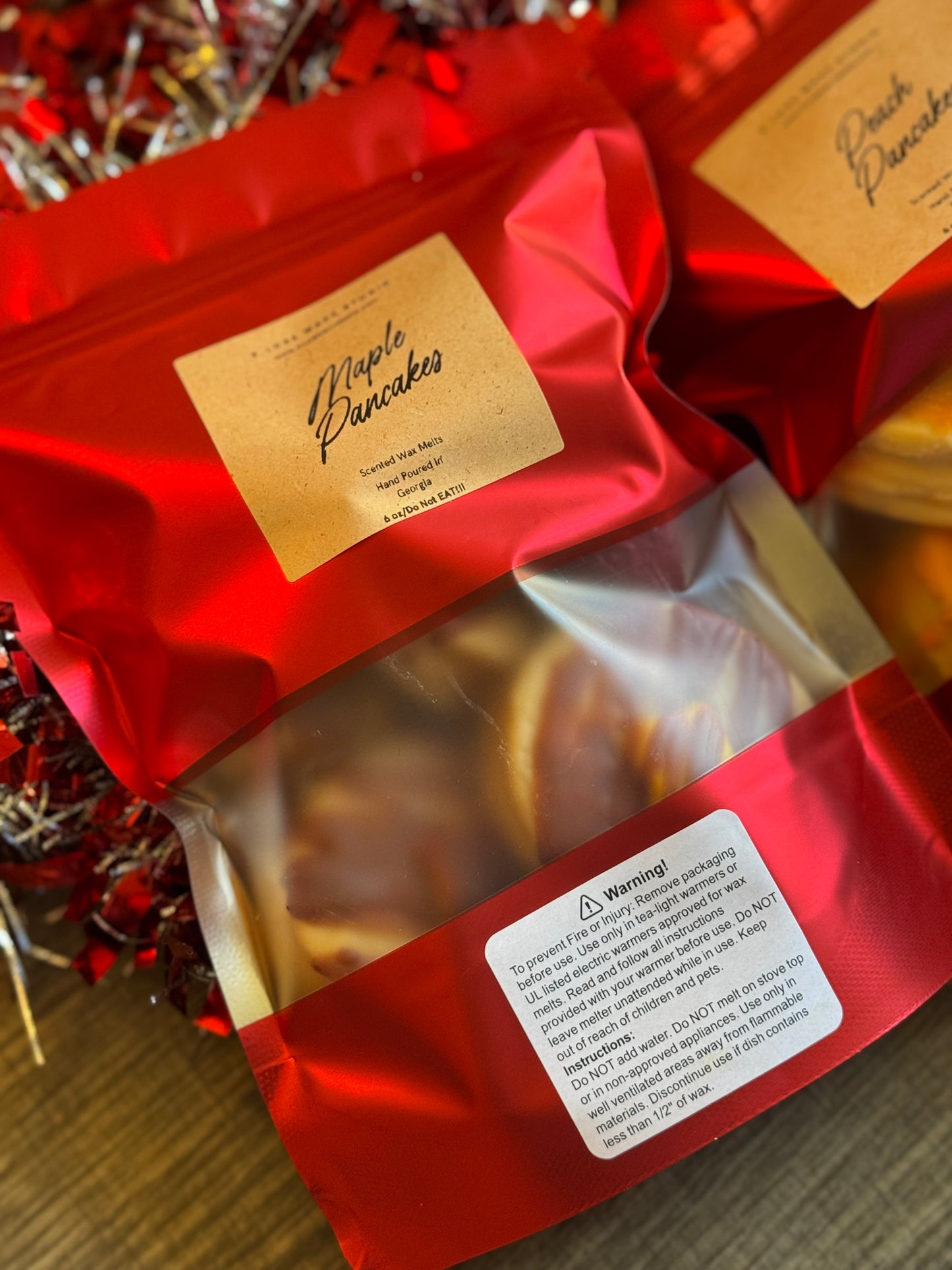 Pancake Stacks with Syrup Melts