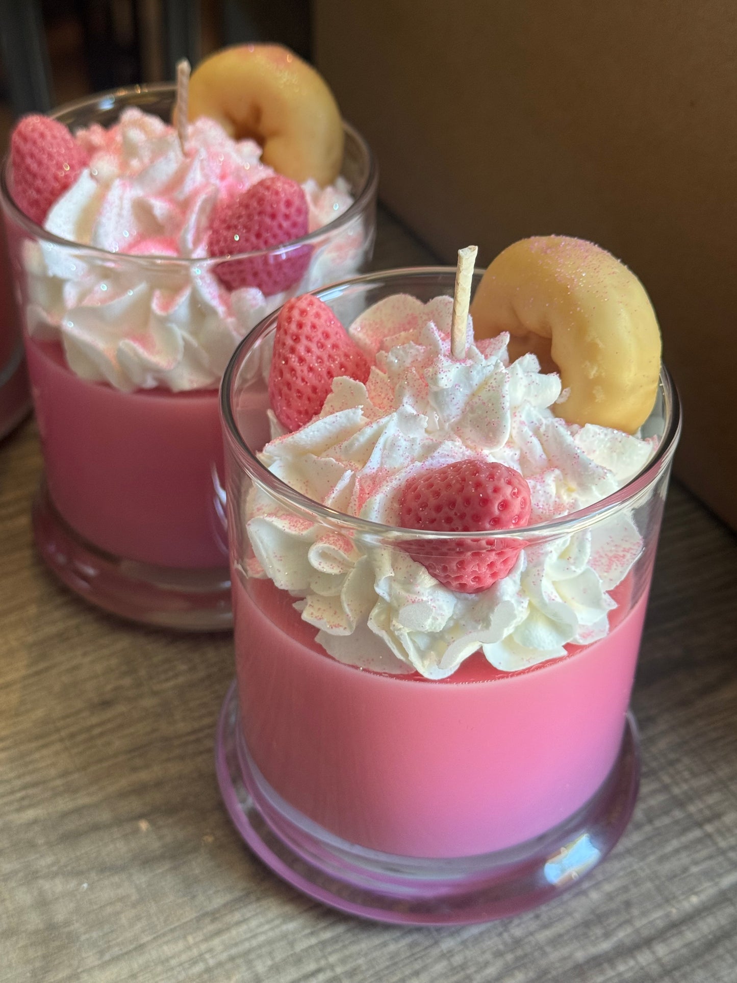 Pink Sugary Donut Scented Candle