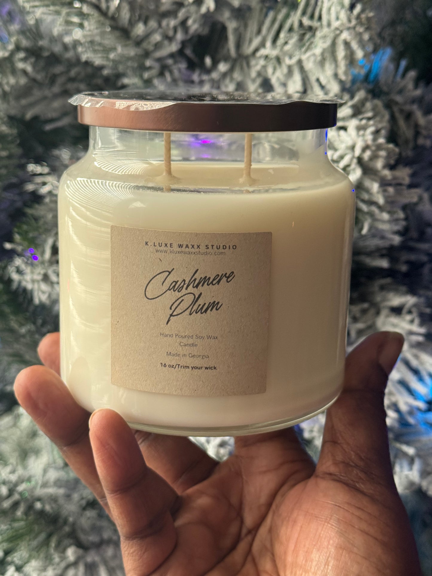 Holiday Collection Apothecary Jar Candle-16 oz