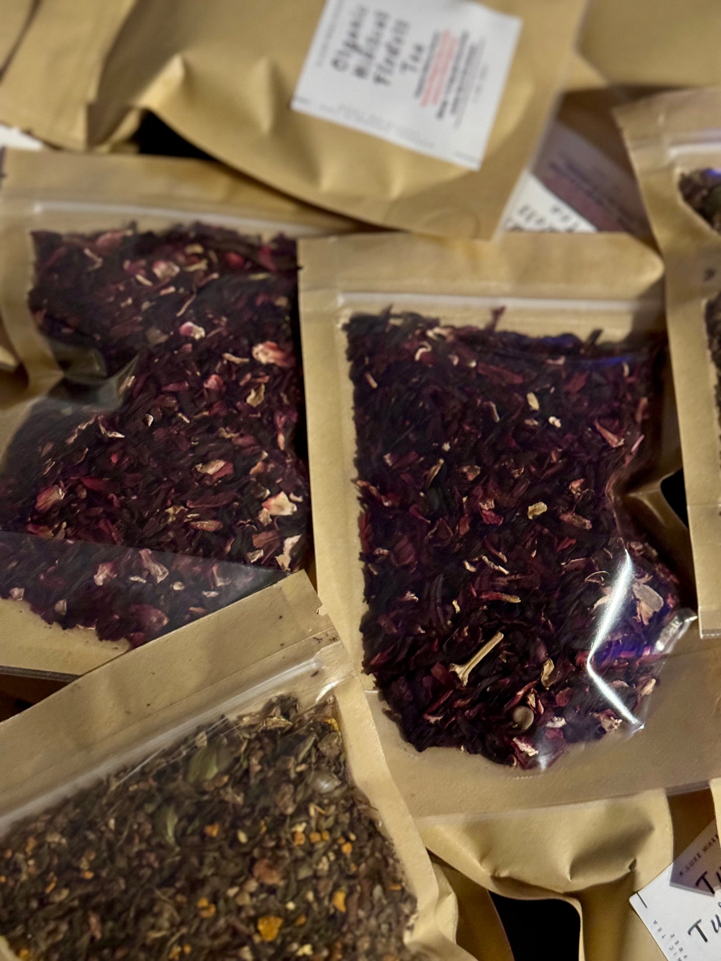 Organic Hibiscus Flowers Herbal Tea