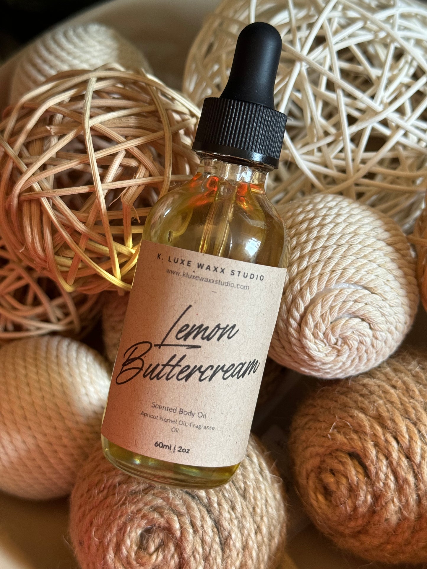 Lemon Buttercream Scented Body Oil