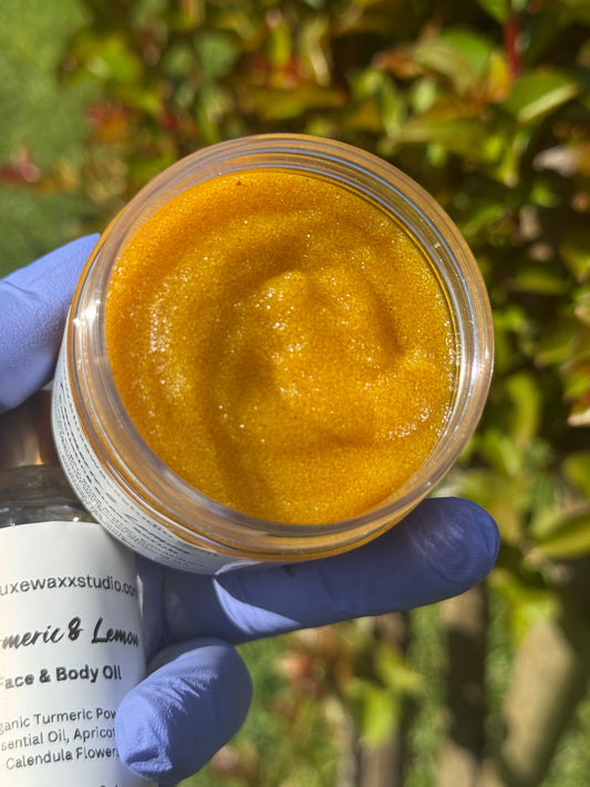Turmeric & Lemon Facial & Body Sugar Scrub