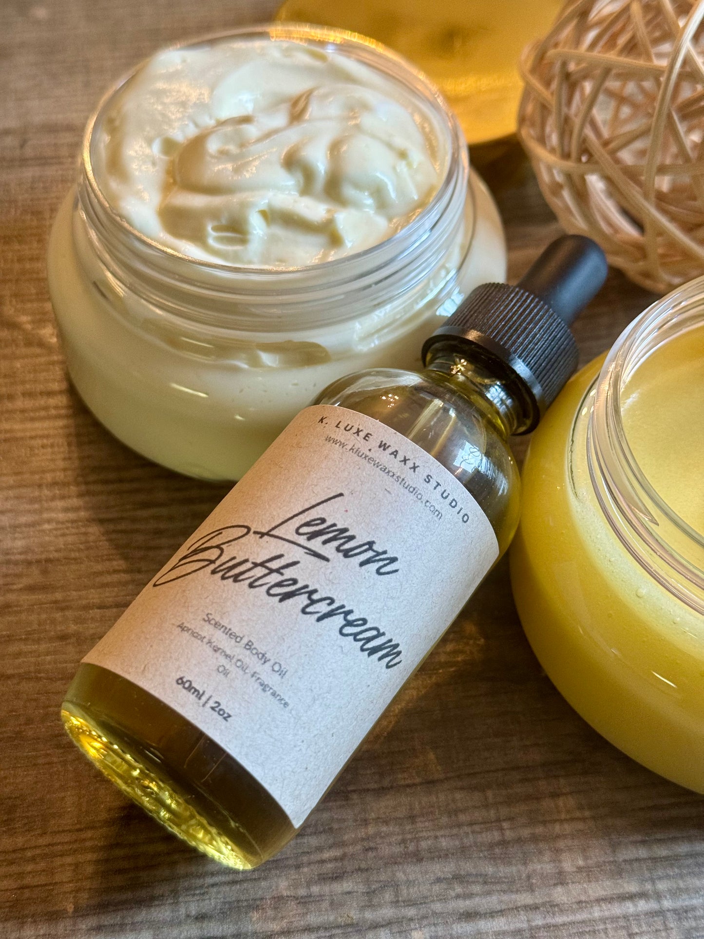 Lemon Buttercream Scented Body Oil