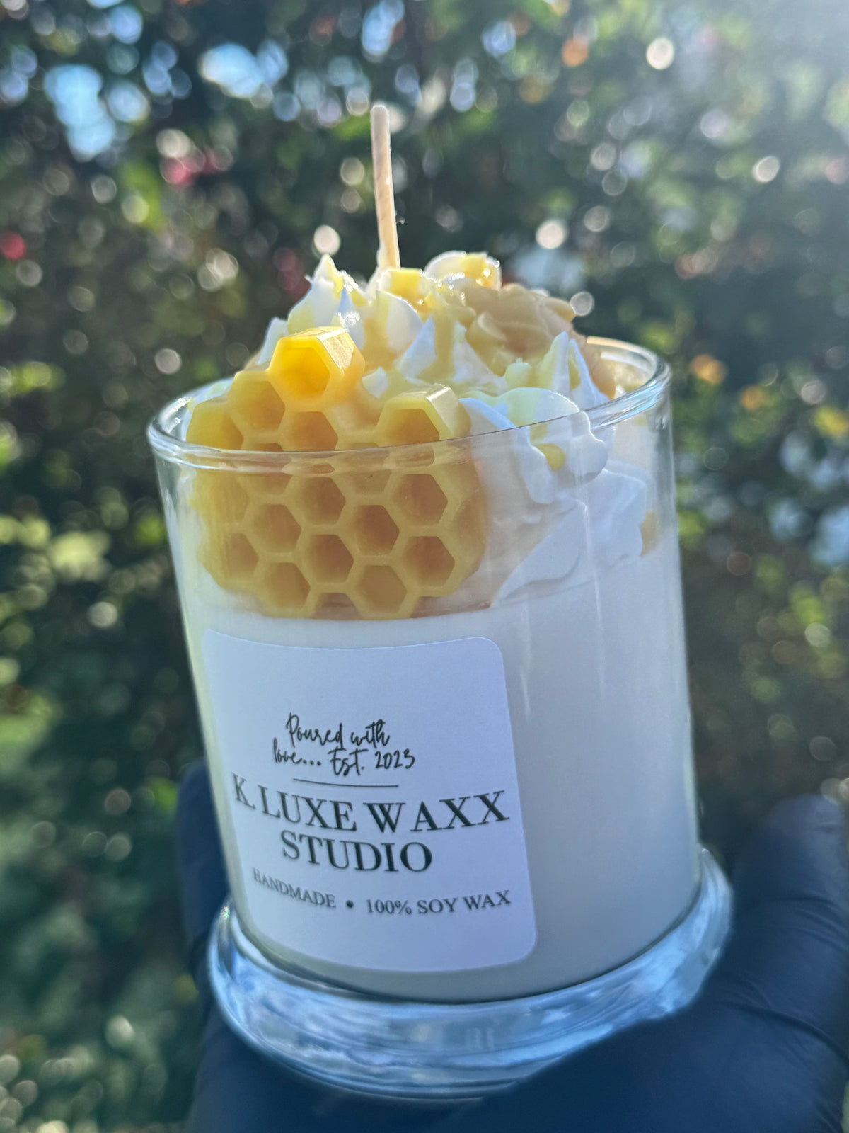 Honey Bee Scented Candle Version 2