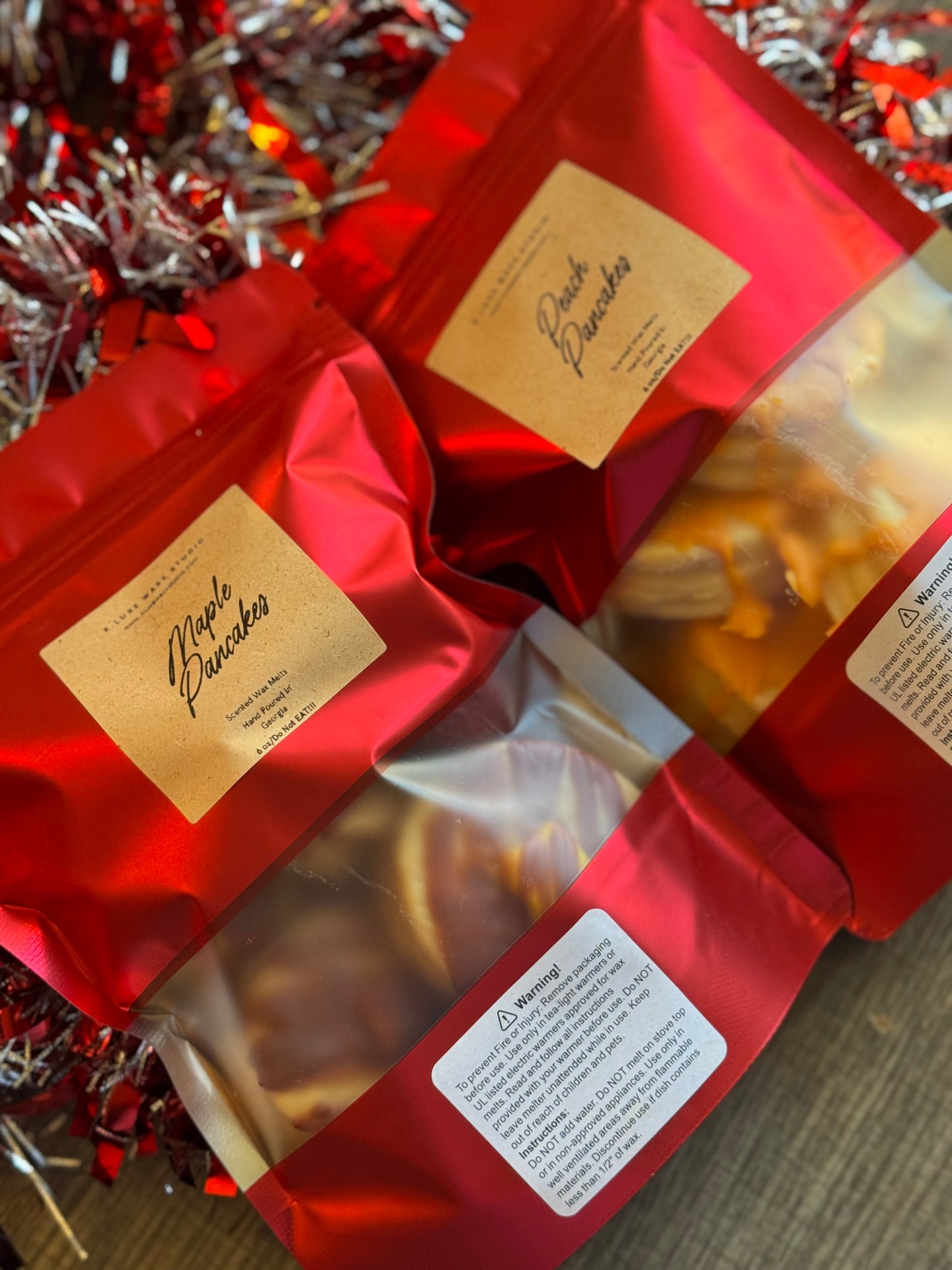 Pancake Stacks with Syrup Melts