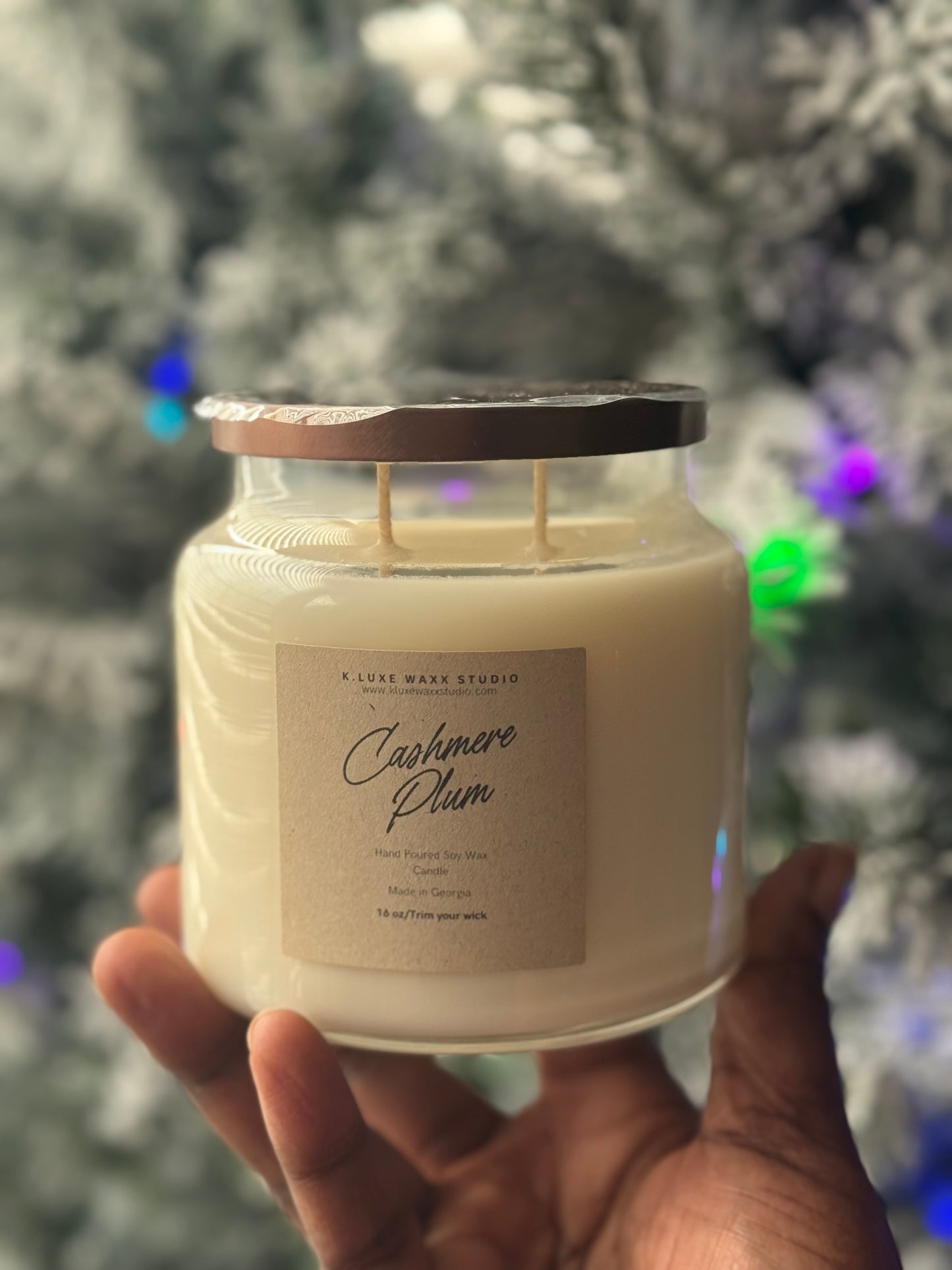 Holiday Collection Apothecary Jar Candle-16 oz