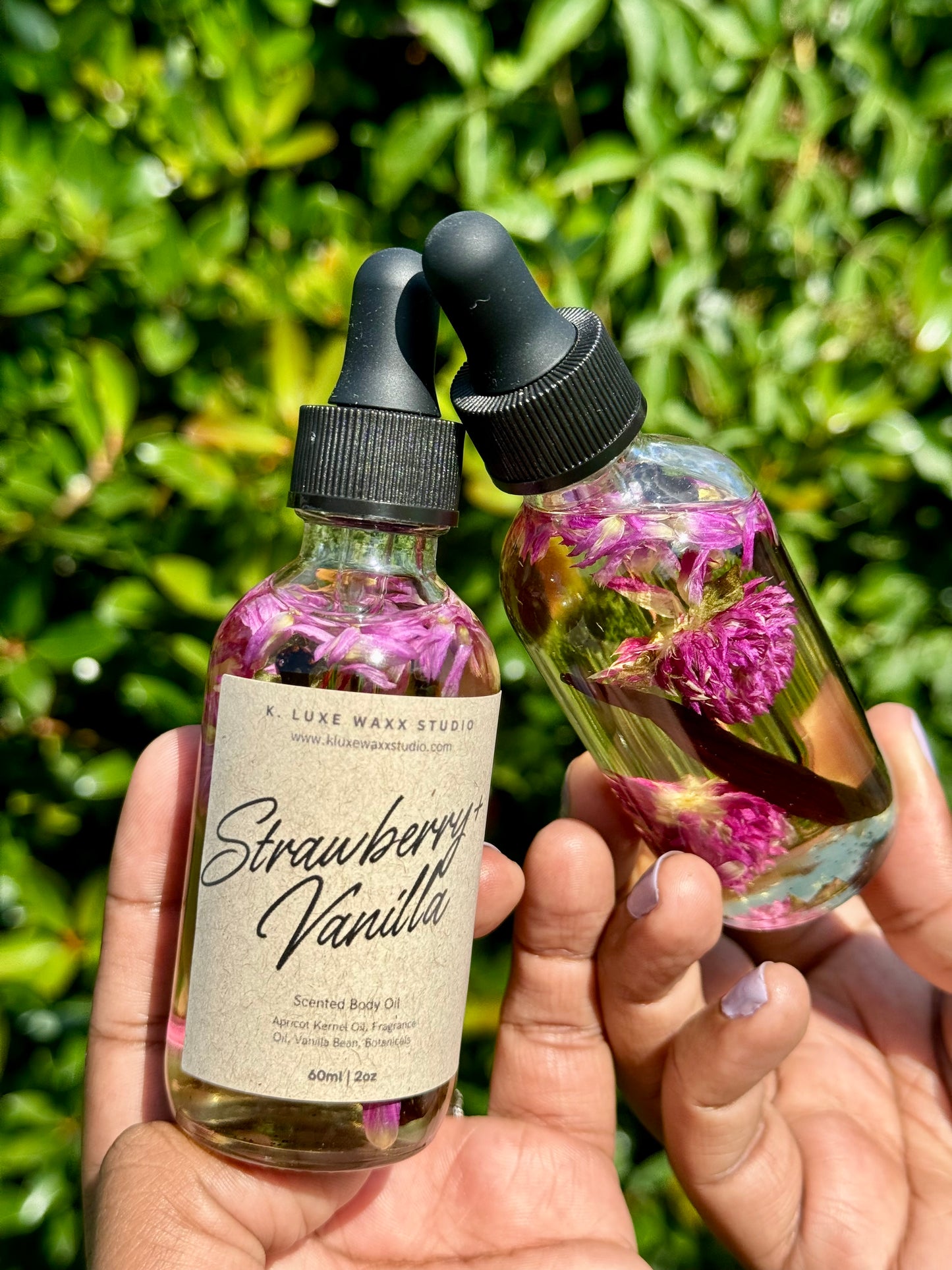 Strawberry + Vanilla Botanical Body Oil