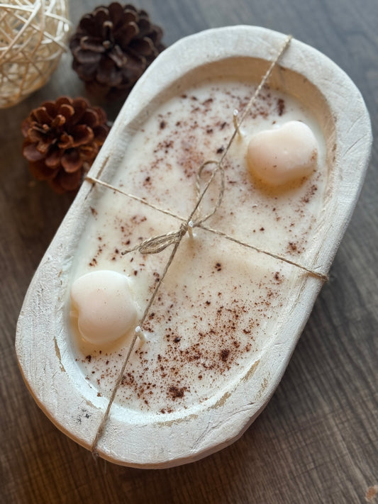 Hot Apple Pie Dough Bowl Candle
