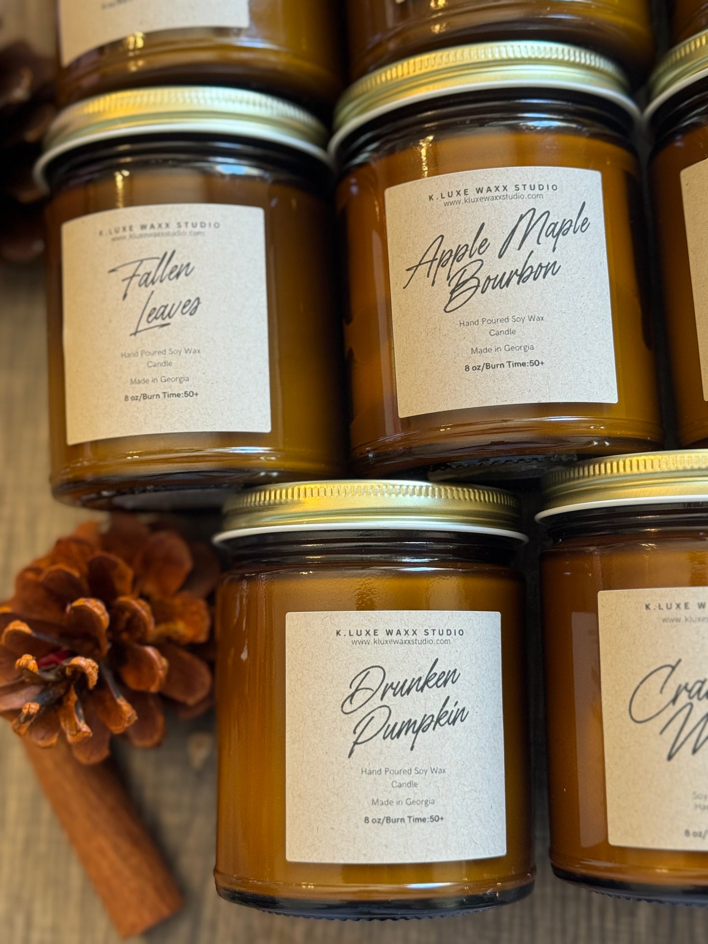 Fall Seasonal 8 oz Jar Candle