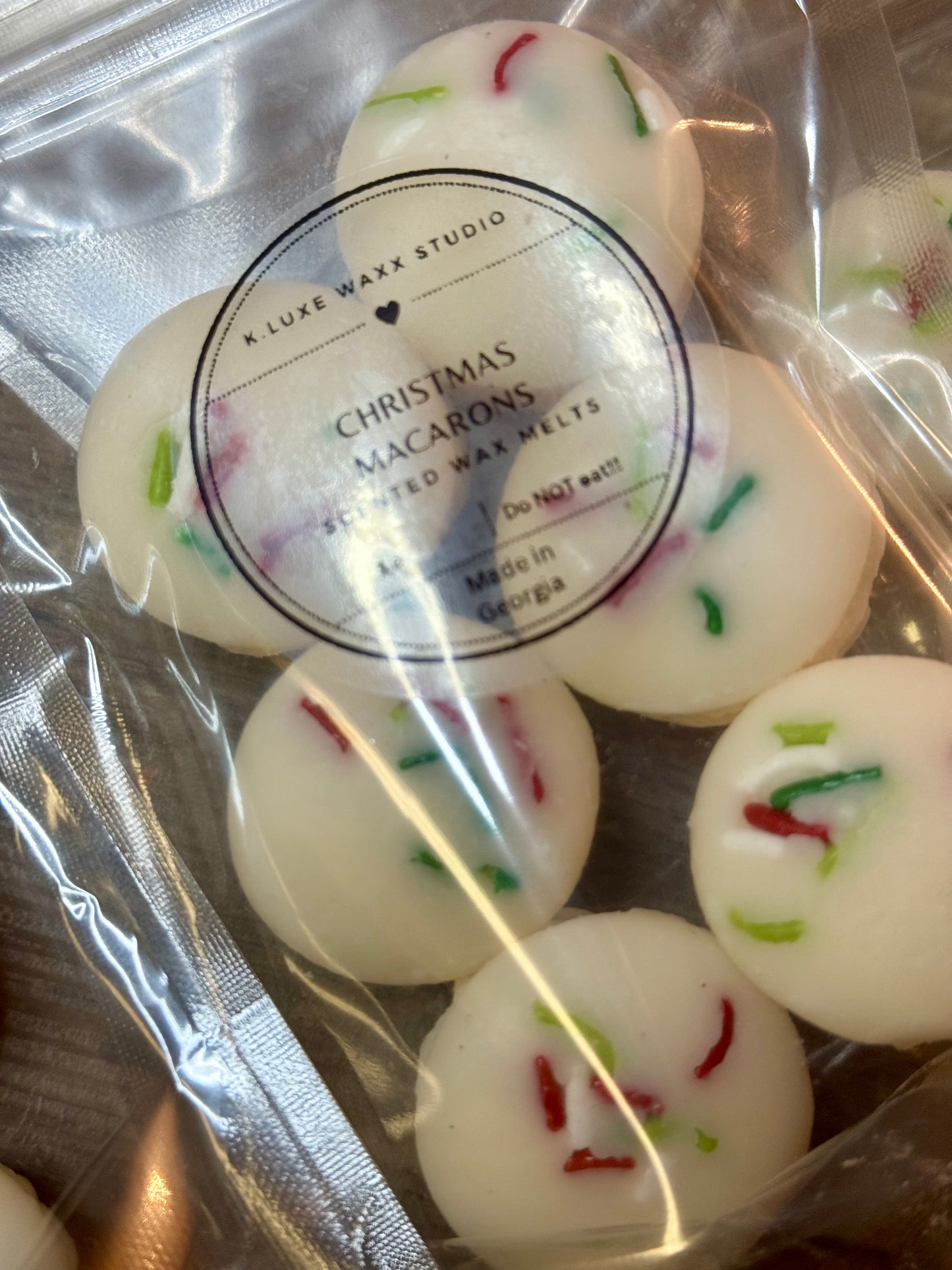 Christmas Macarons Wax Melts